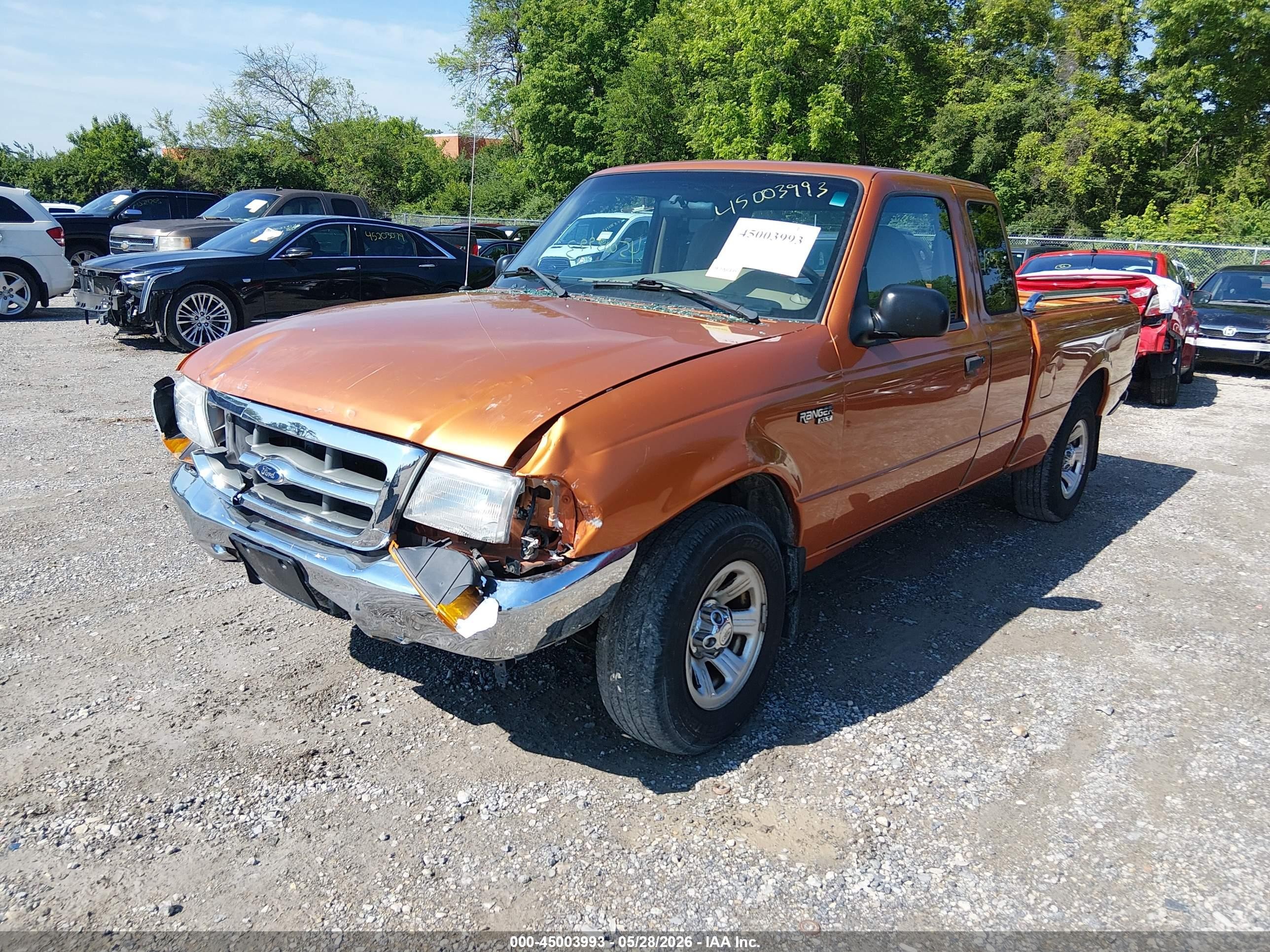 2000 Ford Ranger Xlt Orange vin: 1FTYR14X9YTA18318
