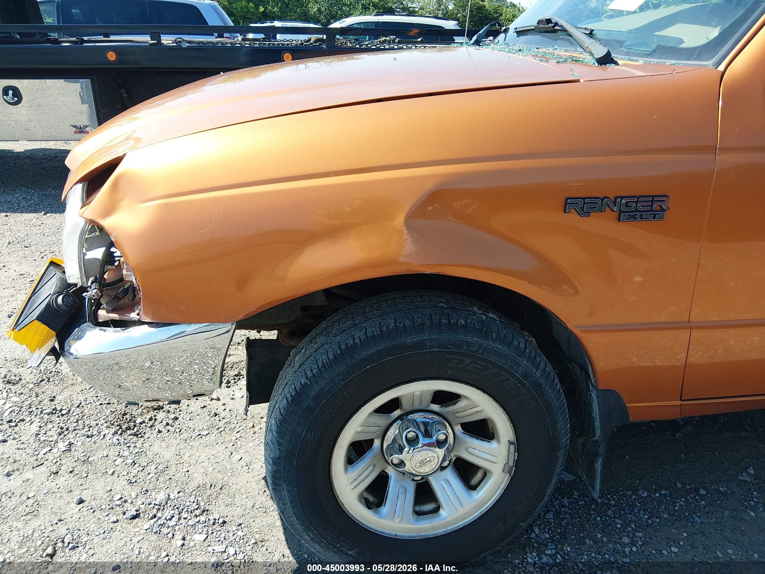 2000 Ford Ranger Xlt Orange vin: 1FTYR14X9YTA18318