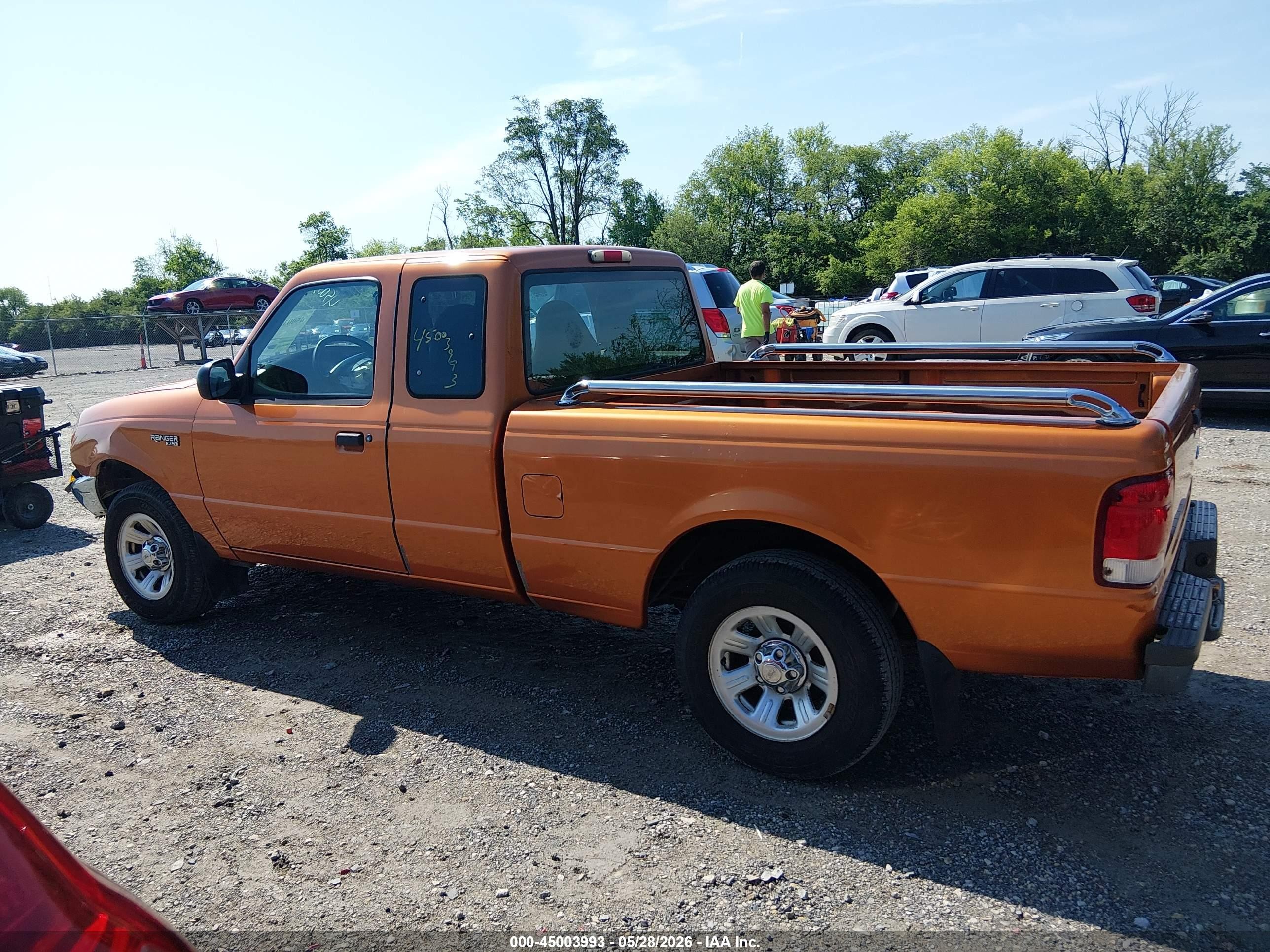 2000 Ford Ranger Xlt Orange vin: 1FTYR14X9YTA18318