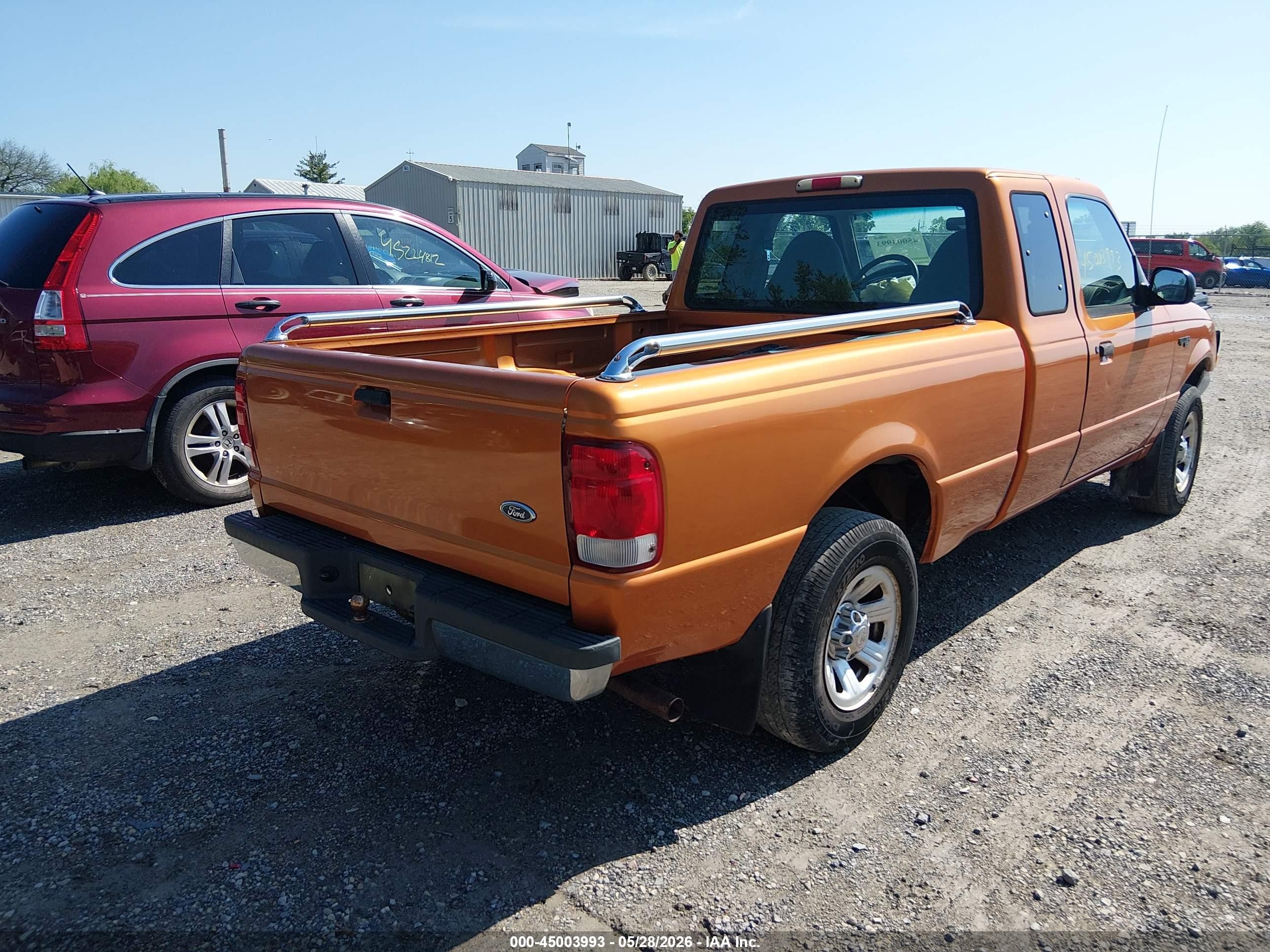 2000 Ford Ranger Xlt Orange vin: 1FTYR14X9YTA18318