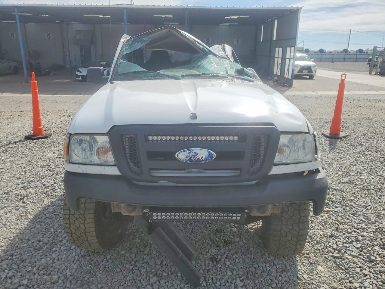 2008 Ford Ranger Super Cab White vin: 1FTYR15E08PA22005