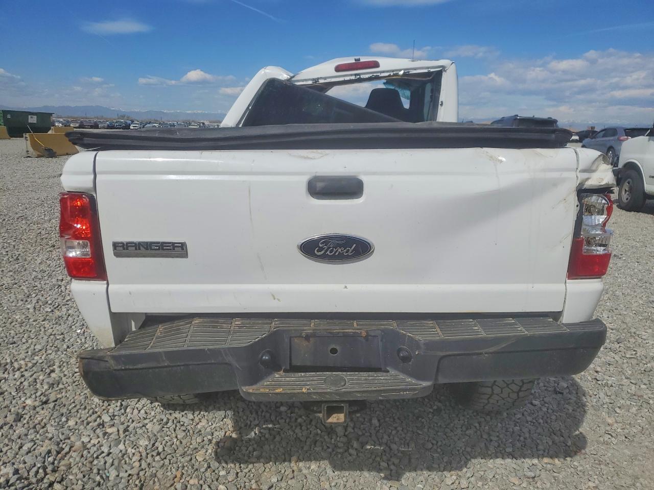 2008 Ford Ranger Super Cab White vin: 1FTYR15E08PA22005