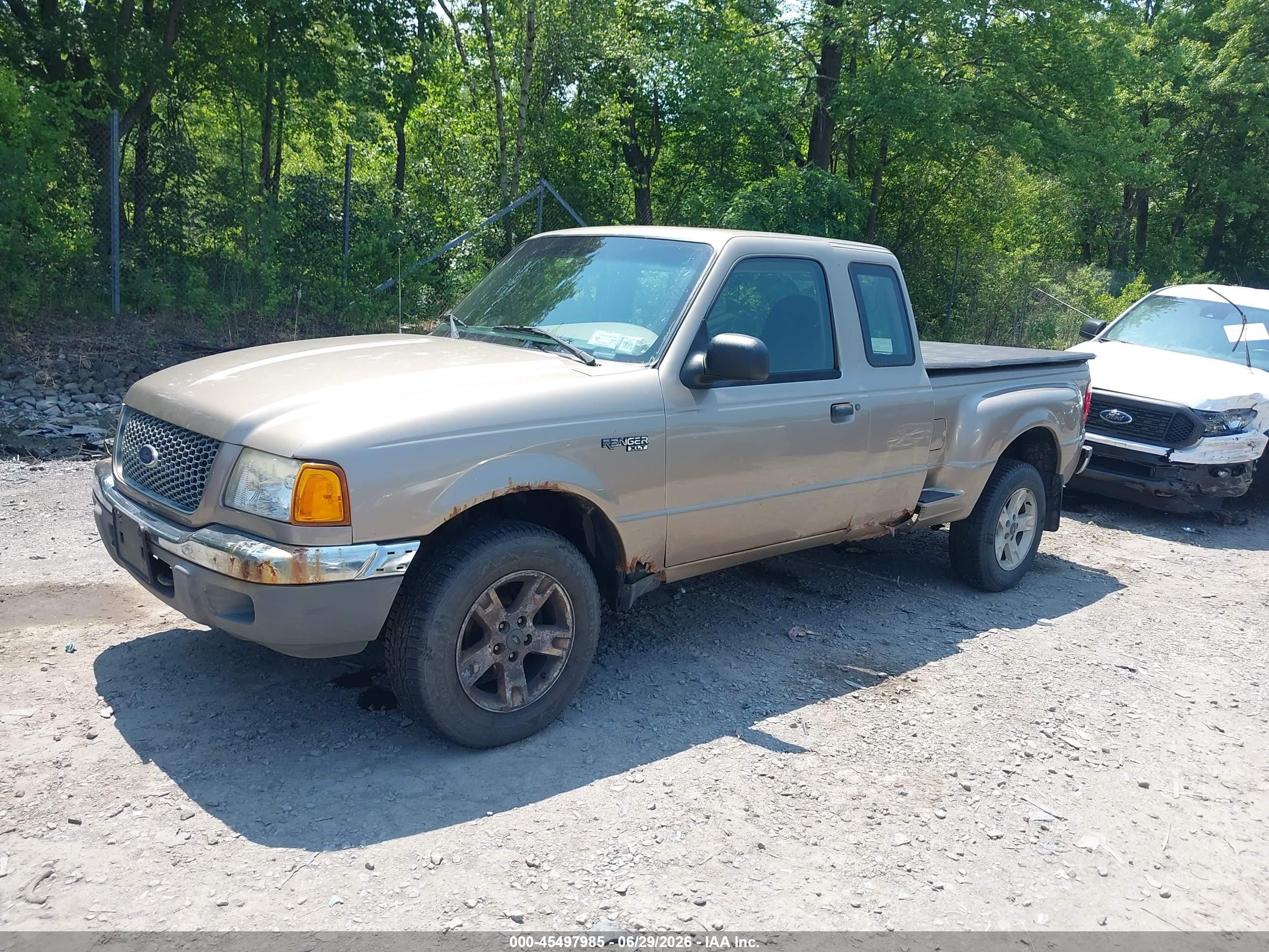 2003 Ford Ranger Xlt Tan vin: 1FTYR15E13PB18055