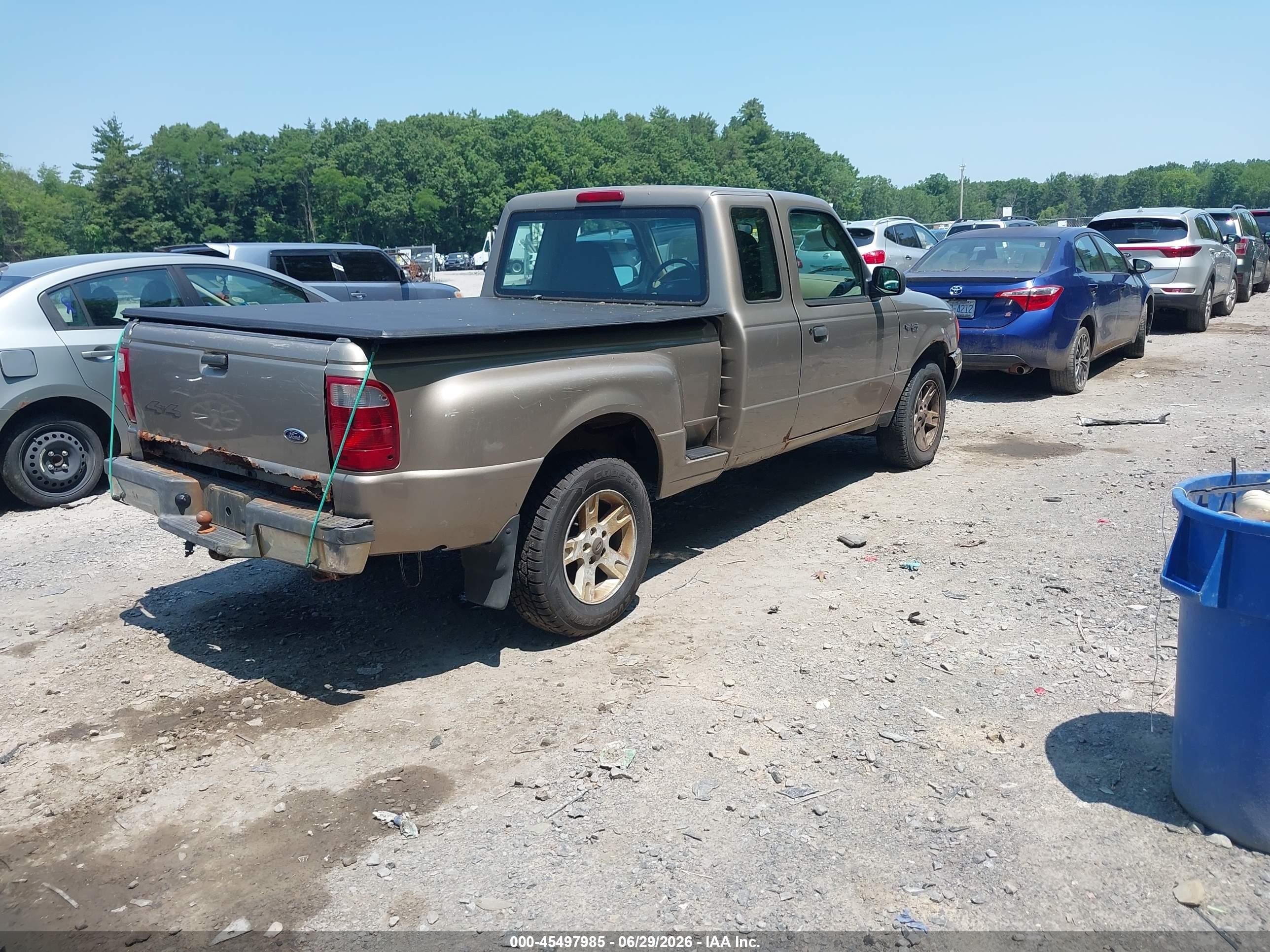 2003 Ford Ranger Xlt Tan vin: 1FTYR15E13PB18055