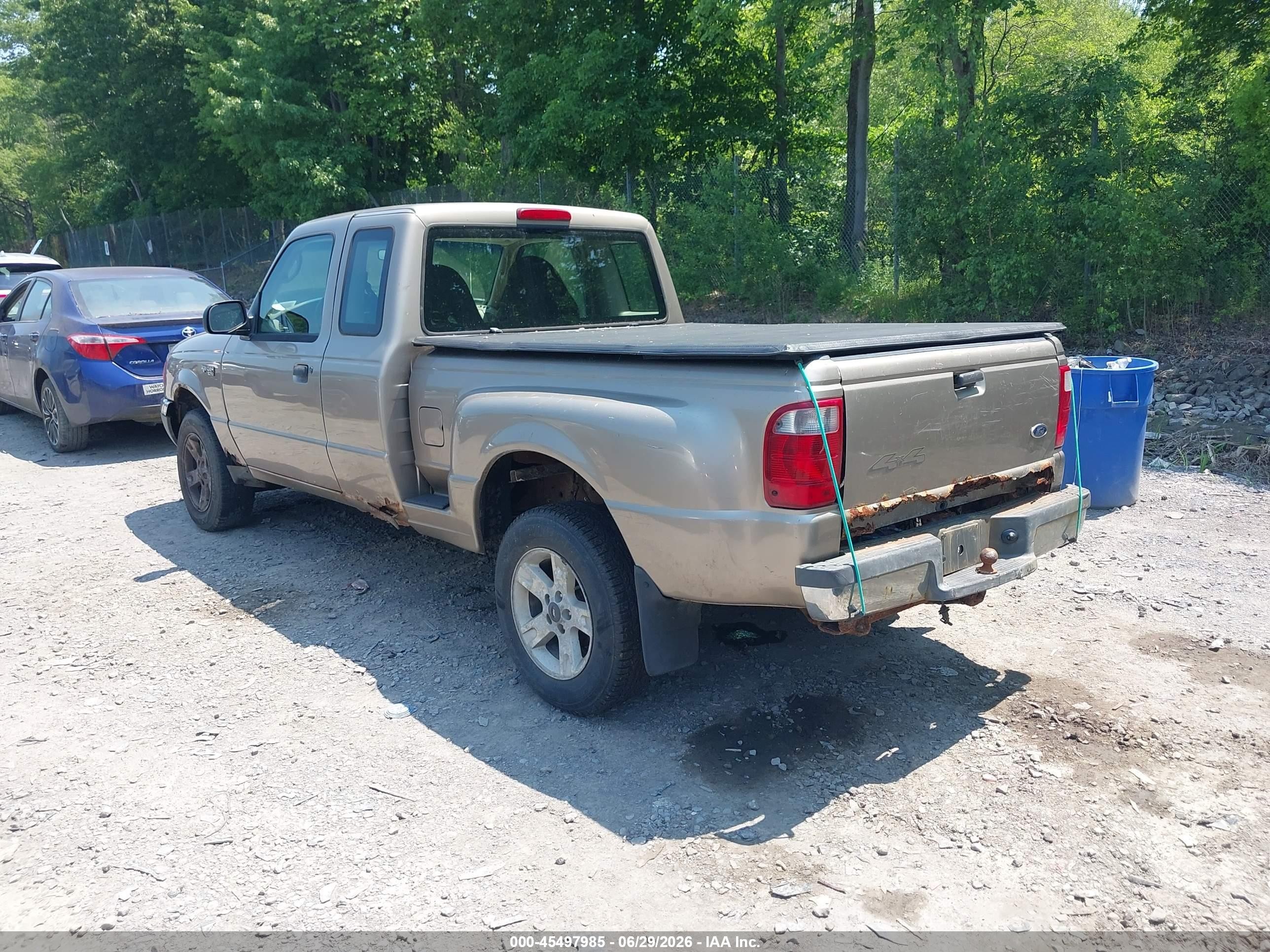 2003 Ford Ranger Xlt Tan vin: 1FTYR15E13PB18055
