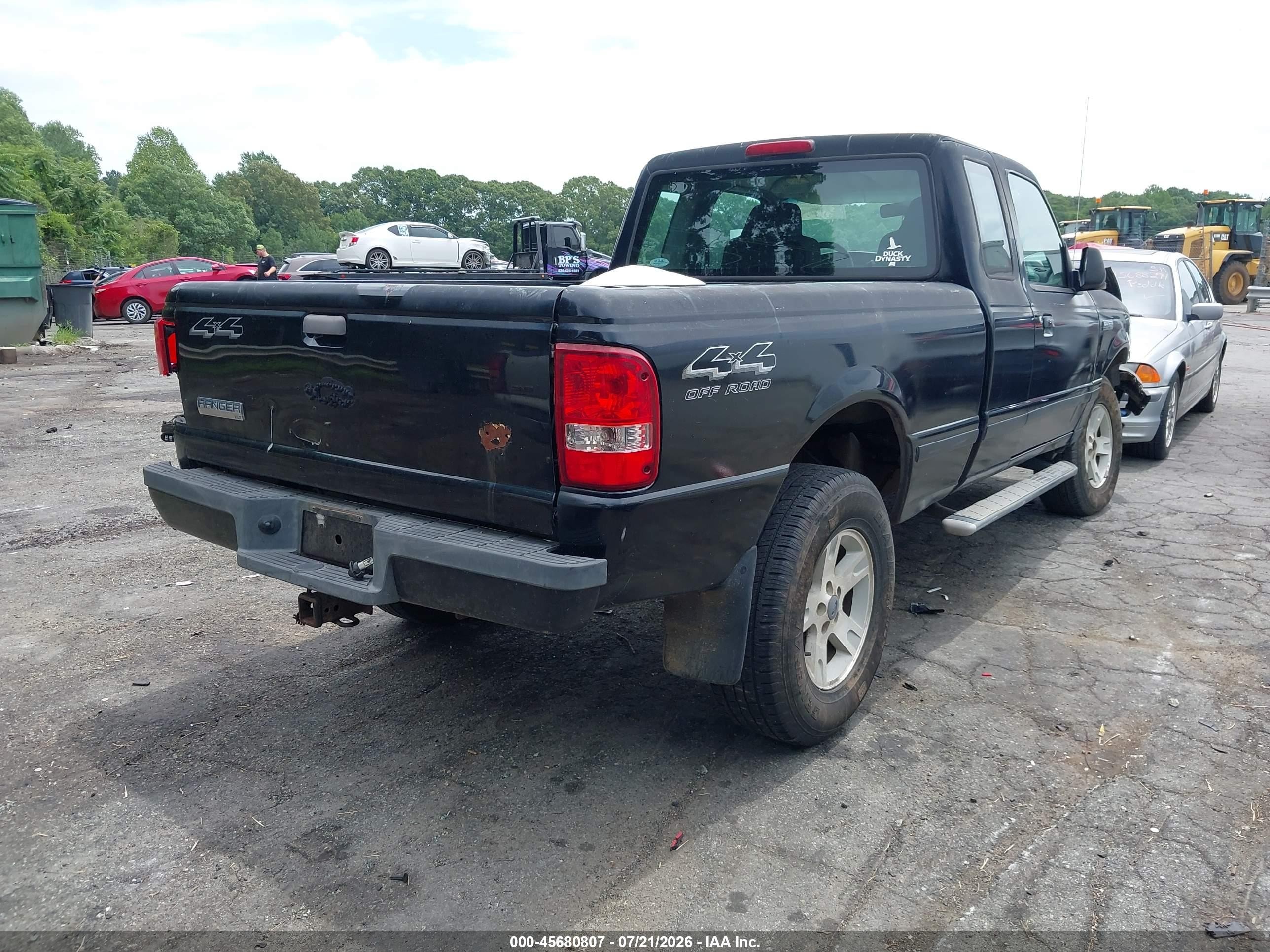 2006 Ford Ranger Fx4 Off-road/sport/xl/xlt Black vin: 1FTYR15E16PA79231