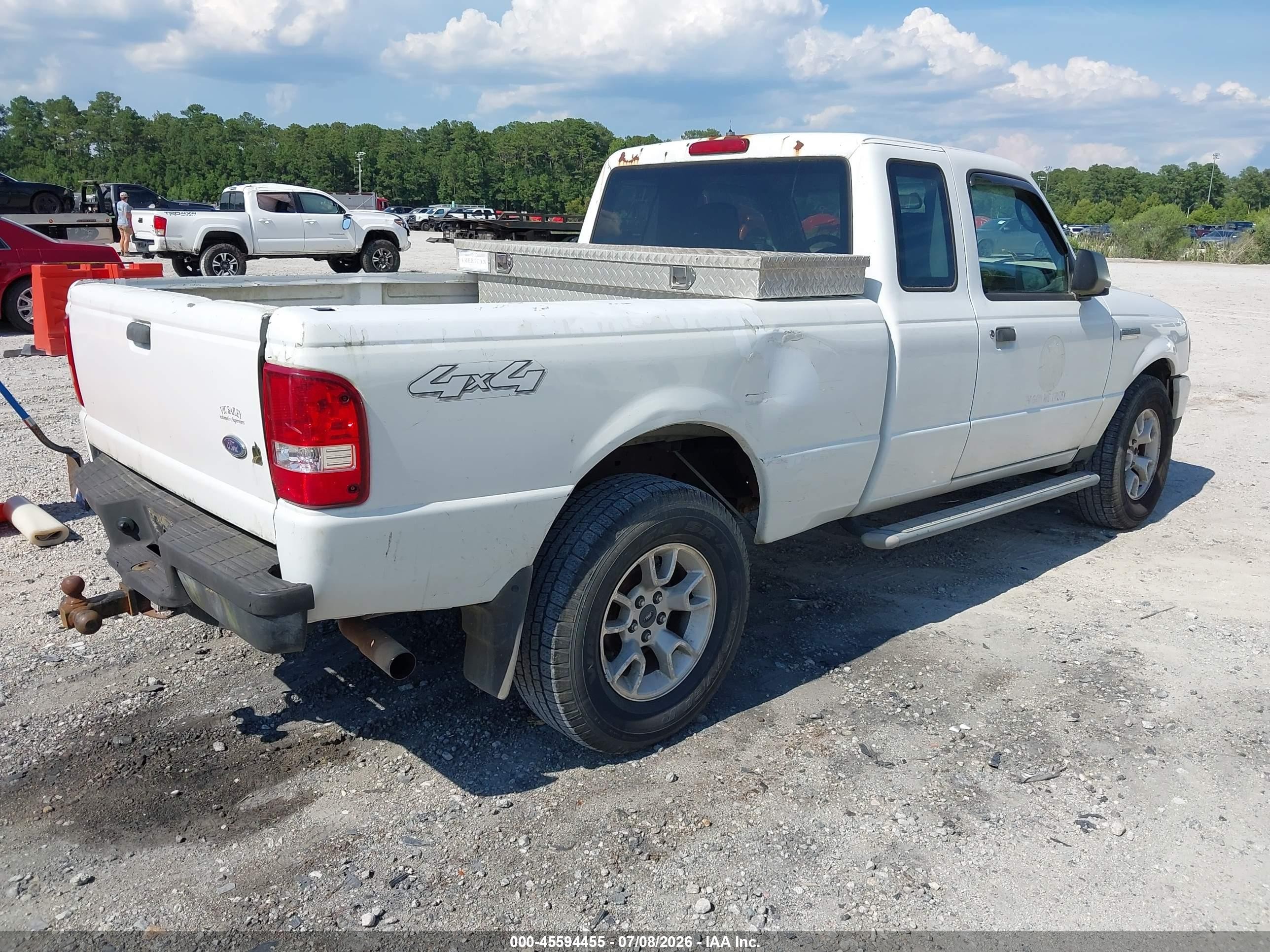 2007 Ford Ranger Fx4 Off-road/sport/xl/xlt Белый vin: 1FTYR15E17PA40365