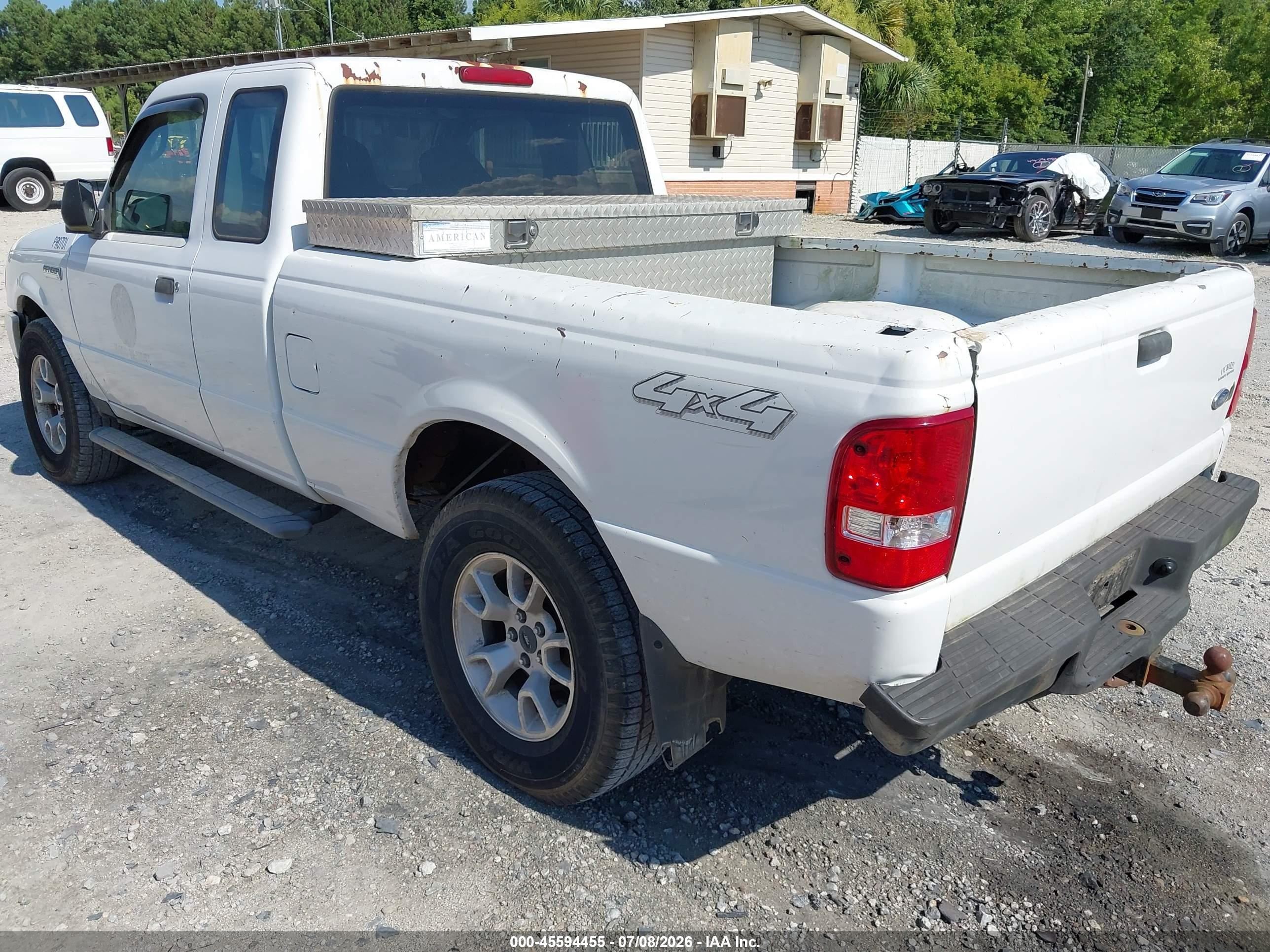 2007 Ford Ranger Fx4 Off-road/sport/xl/xlt Белый vin: 1FTYR15E17PA40365