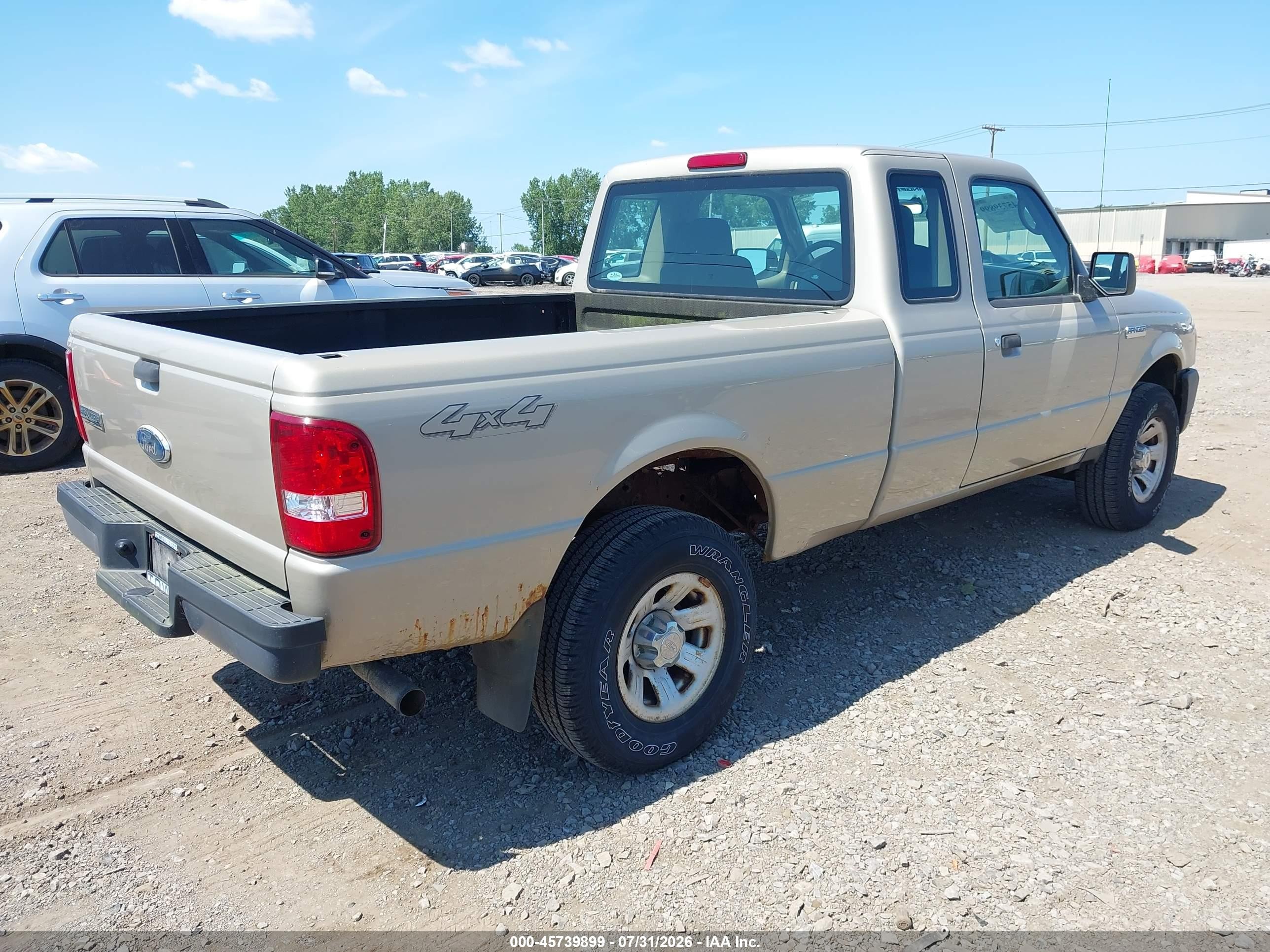 2007 Ford Ranger Fx4 Off-road/sport/xl/xlt Tan vin: 1FTYR15E17PA75097