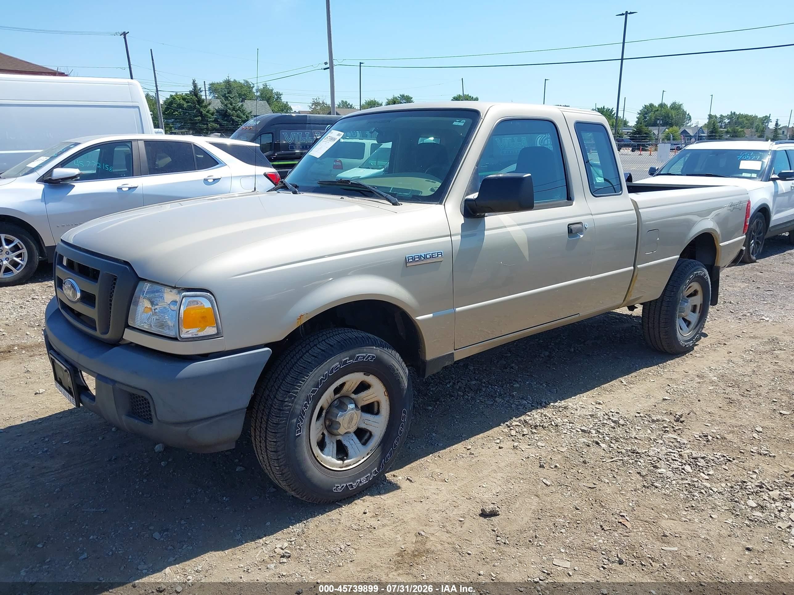 2007 Ford Ranger Fx4 Off-road/sport/xl/xlt Tan vin: 1FTYR15E17PA75097