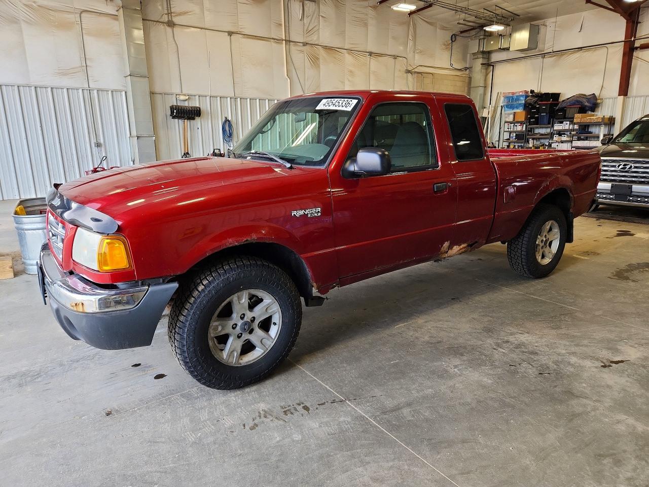 2003 Ford Ranger Super Cab Burgundy vin: 1FTYR15E23PB38606