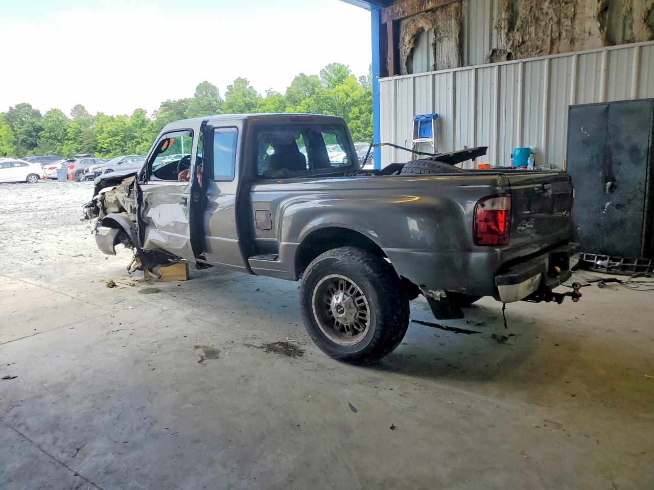2004 Ford Ranger Super Cab Gray vin: 1FTYR15E24PA08567