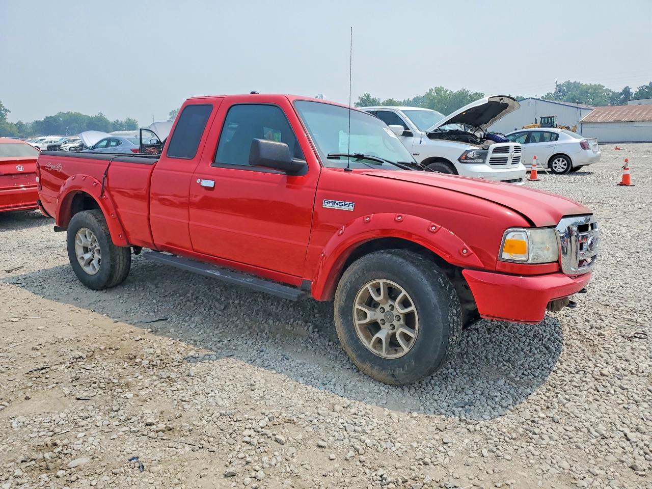 2008 Ford Ranger Super Cab Red vin: 1FTYR15E28PA02547