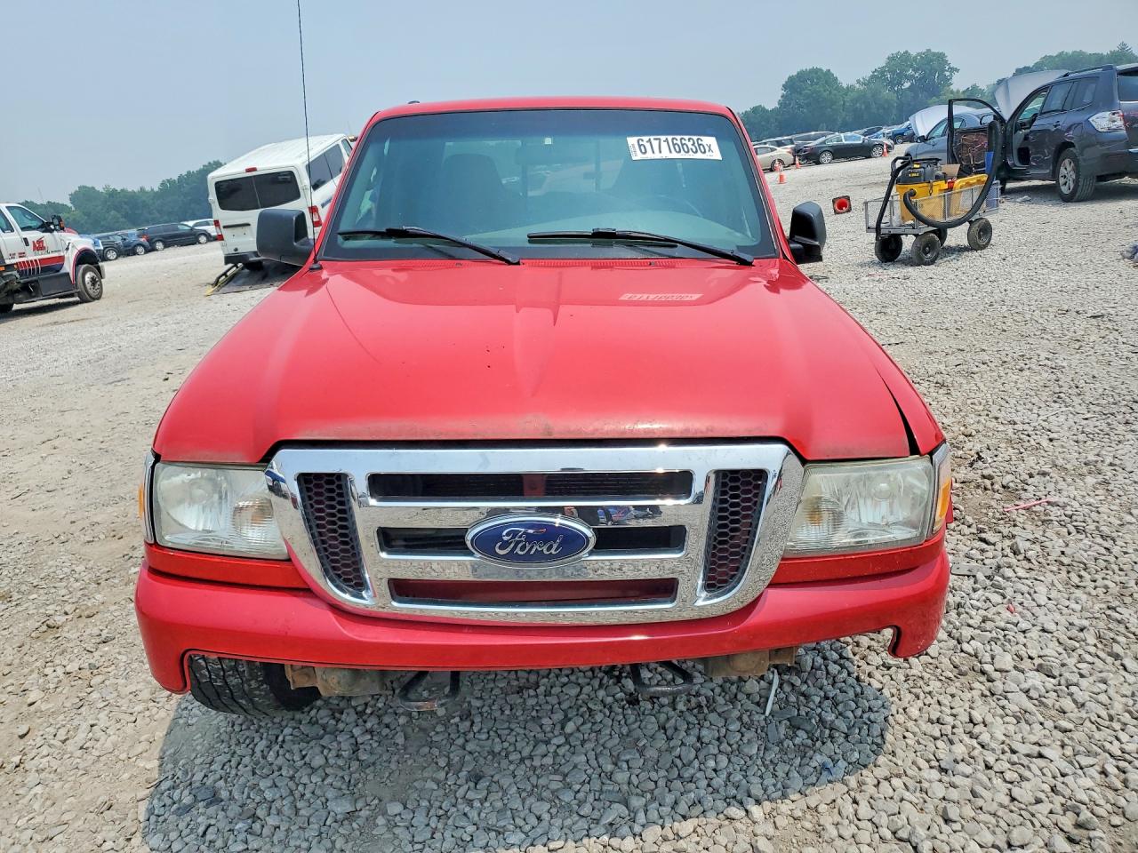 2008 Ford Ranger Super Cab Red vin: 1FTYR15E28PA02547