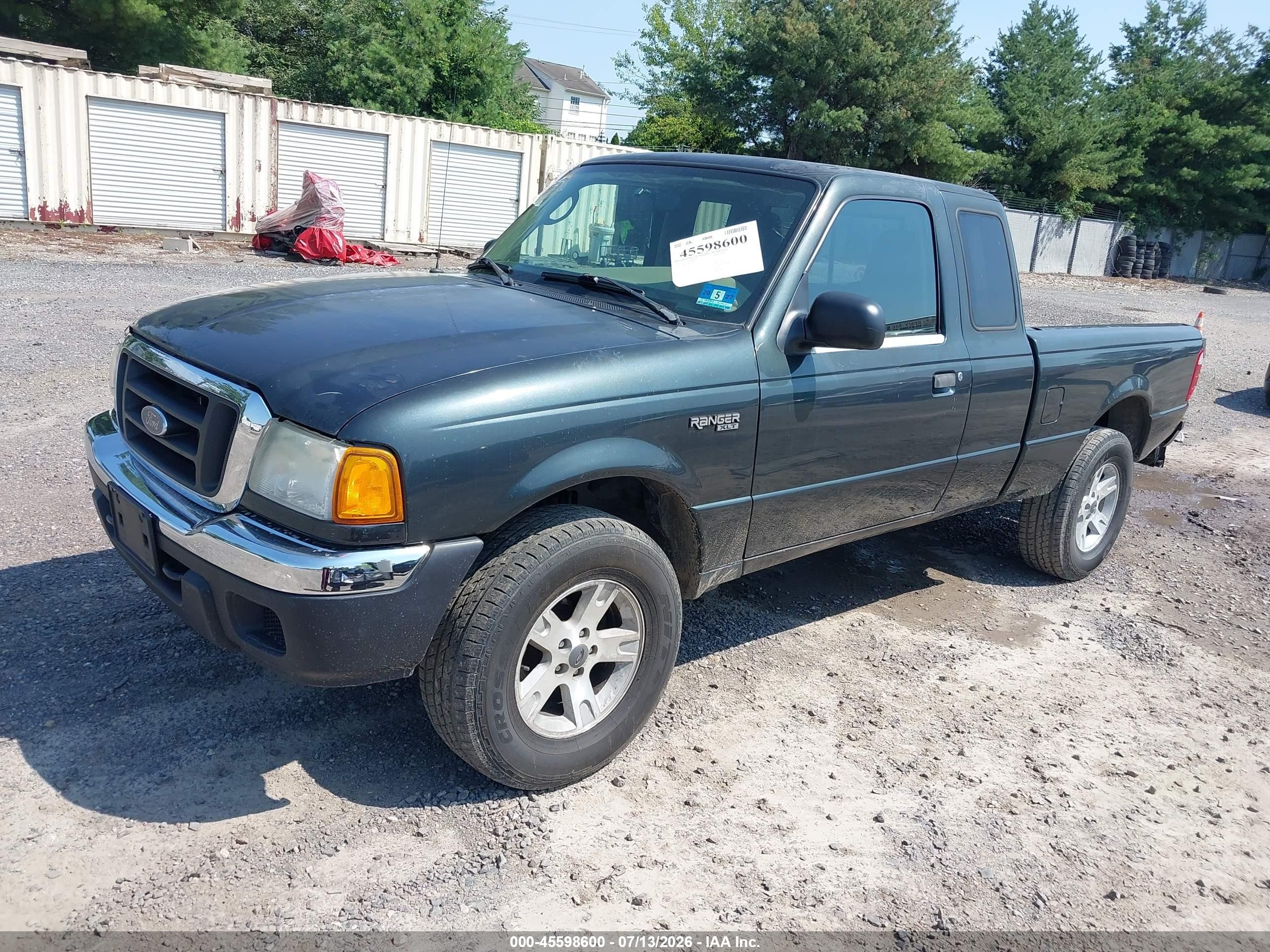 2005 Ford Ranger Edge/xl/xlt Blue vin: 1FTYR15E35PB11255