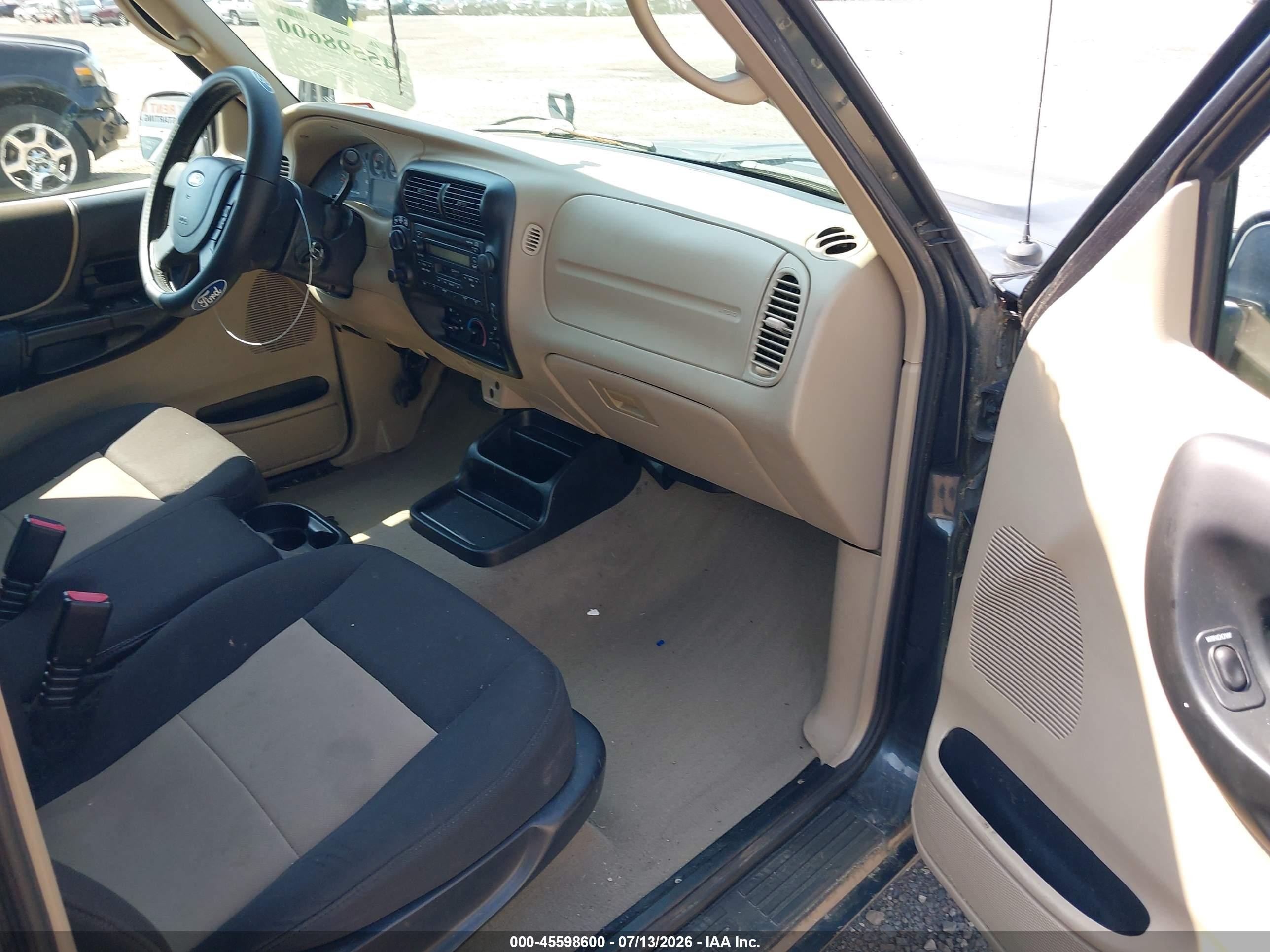 2005 Ford Ranger Edge/xl/xlt Blue vin: 1FTYR15E35PB11255