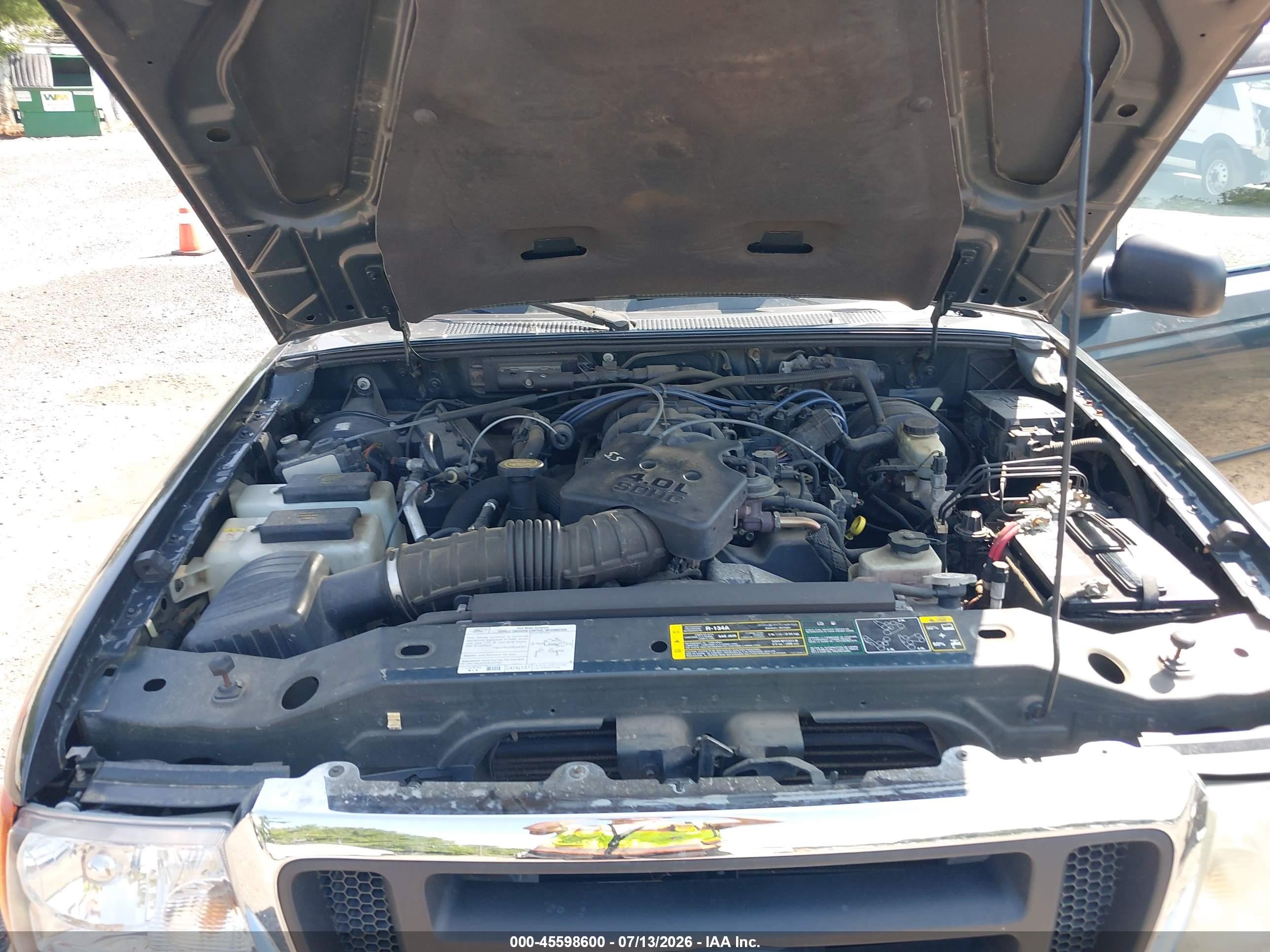 2005 Ford Ranger Edge/xl/xlt Blue vin: 1FTYR15E35PB11255