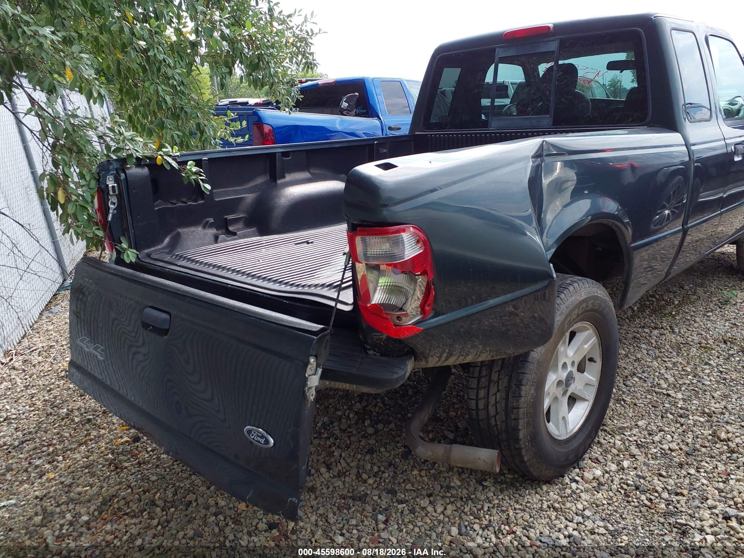 2005 Ford Ranger Edge/xl/xlt Blue vin: 1FTYR15E35PB11255