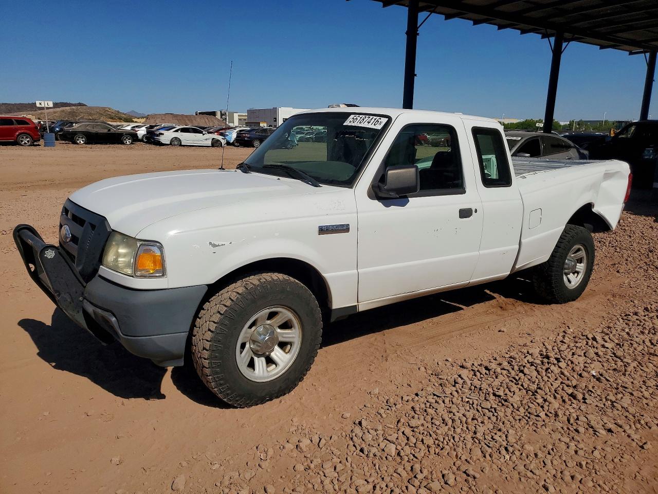 2008 Ford Ranger White vin: 1FTYR15E38PA26503