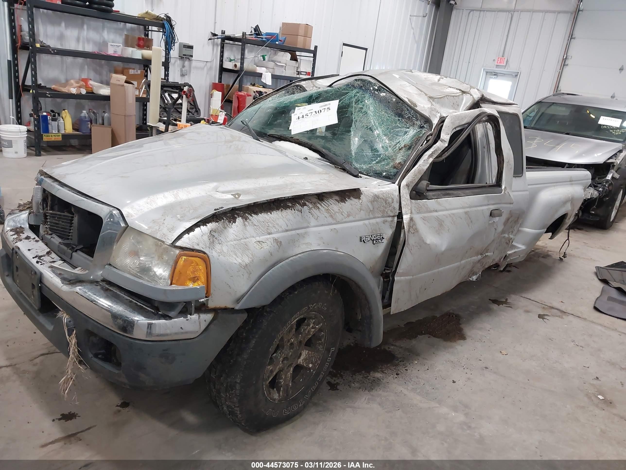 2004 Ford Ranger Xlt Silver vin: 1FTYR15E44PB46840