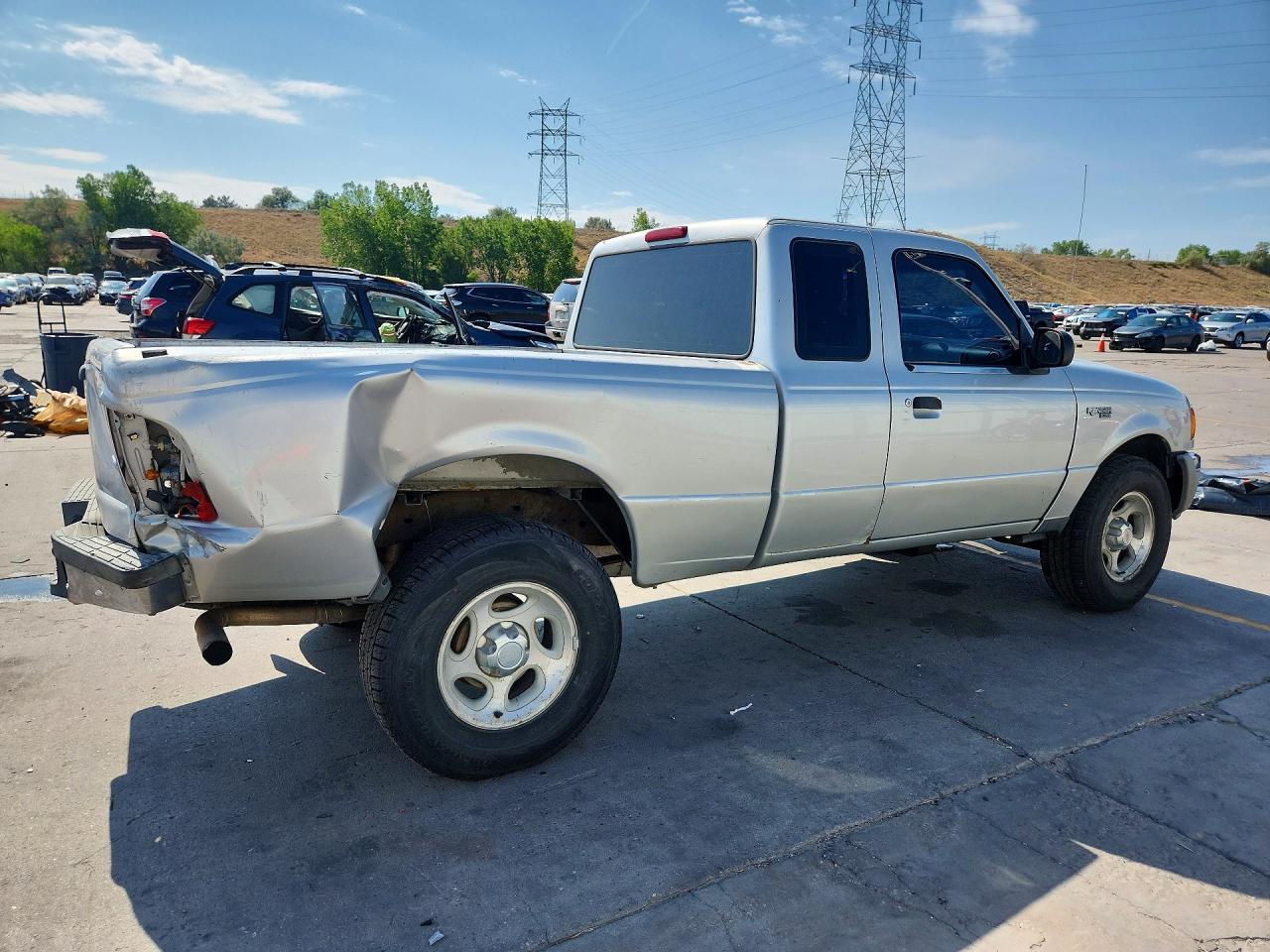 2005 Ford Ranger Super Cab Серебряный vin: 1FTYR15E45PA07096