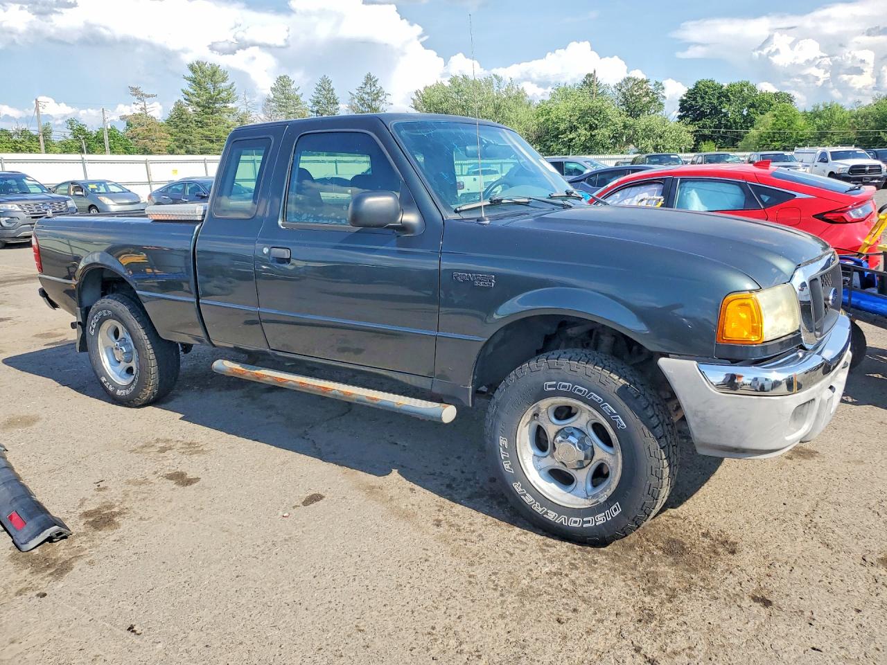 2005 Ford Ranger Super Cab Green vin: 1FTYR15E45PA14355