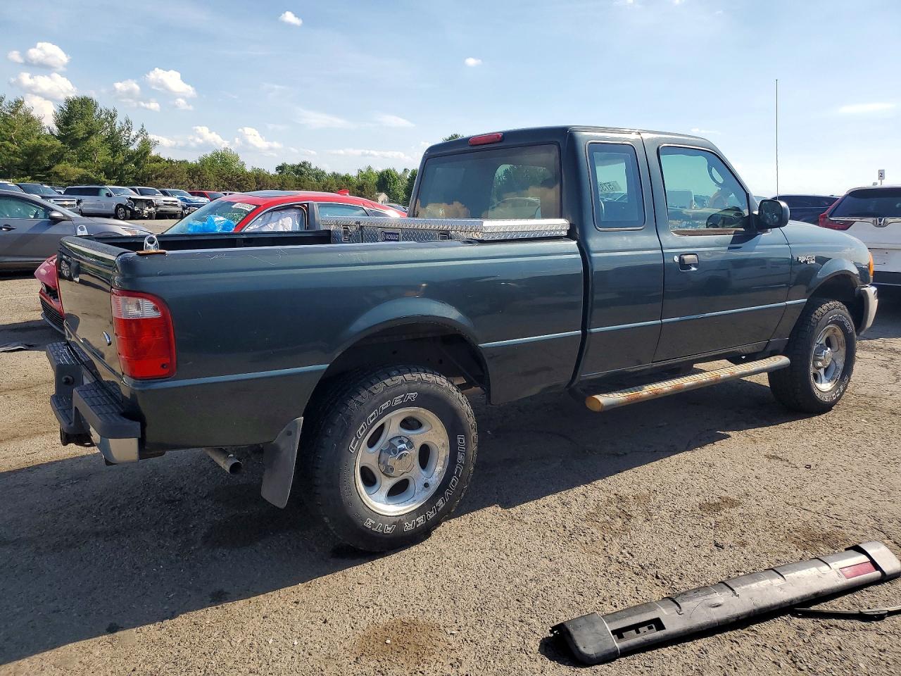 2005 Ford Ranger Super Cab Green vin: 1FTYR15E45PA14355