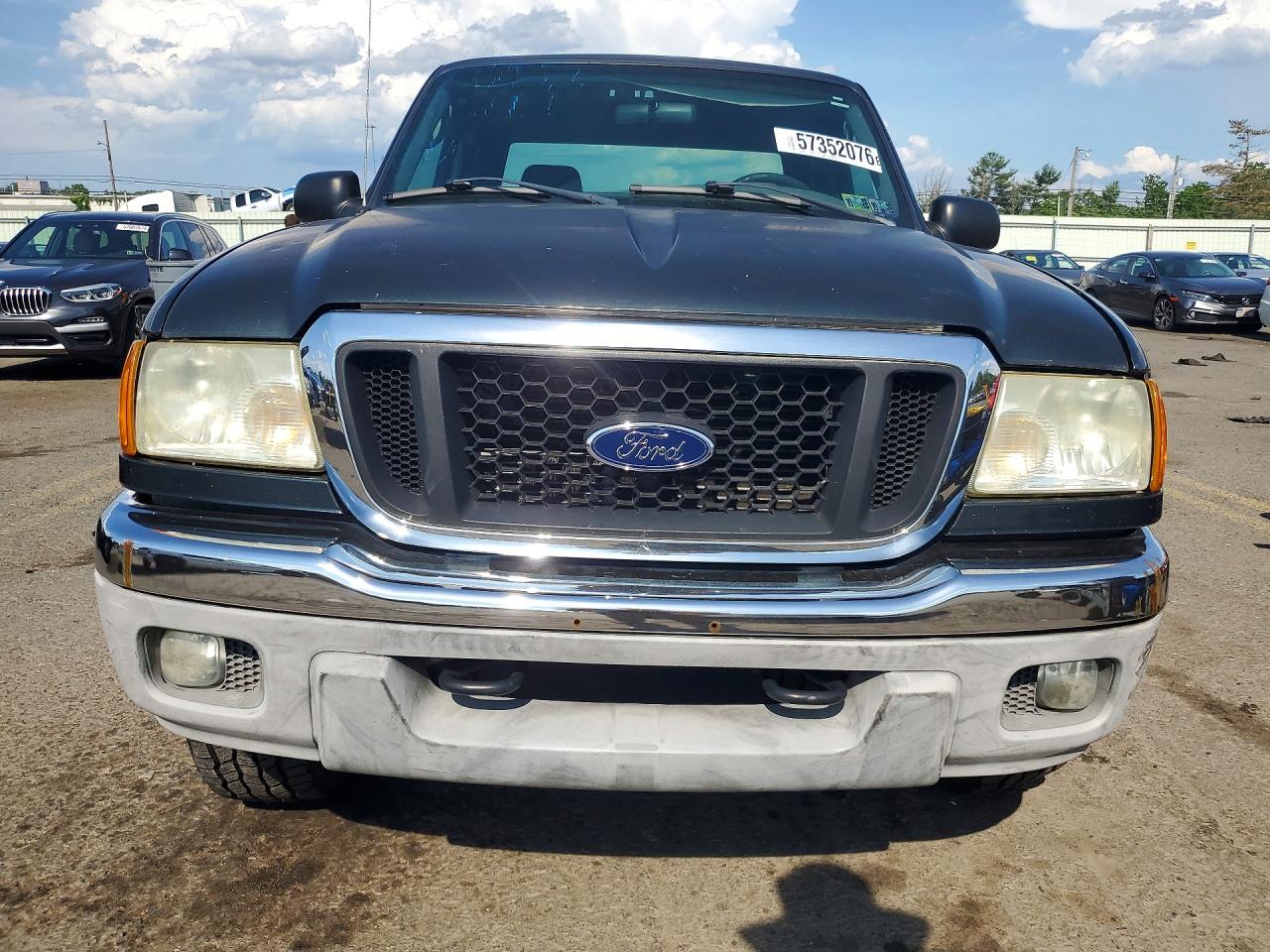 2005 Ford Ranger Super Cab Green vin: 1FTYR15E45PA14355