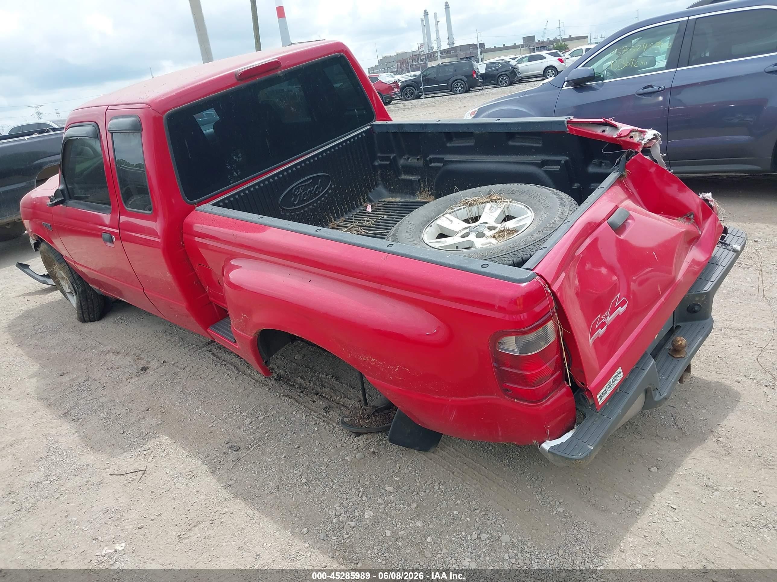 2004 Ford Ranger Xlt Red vin: 1FTYR15E54PB36933