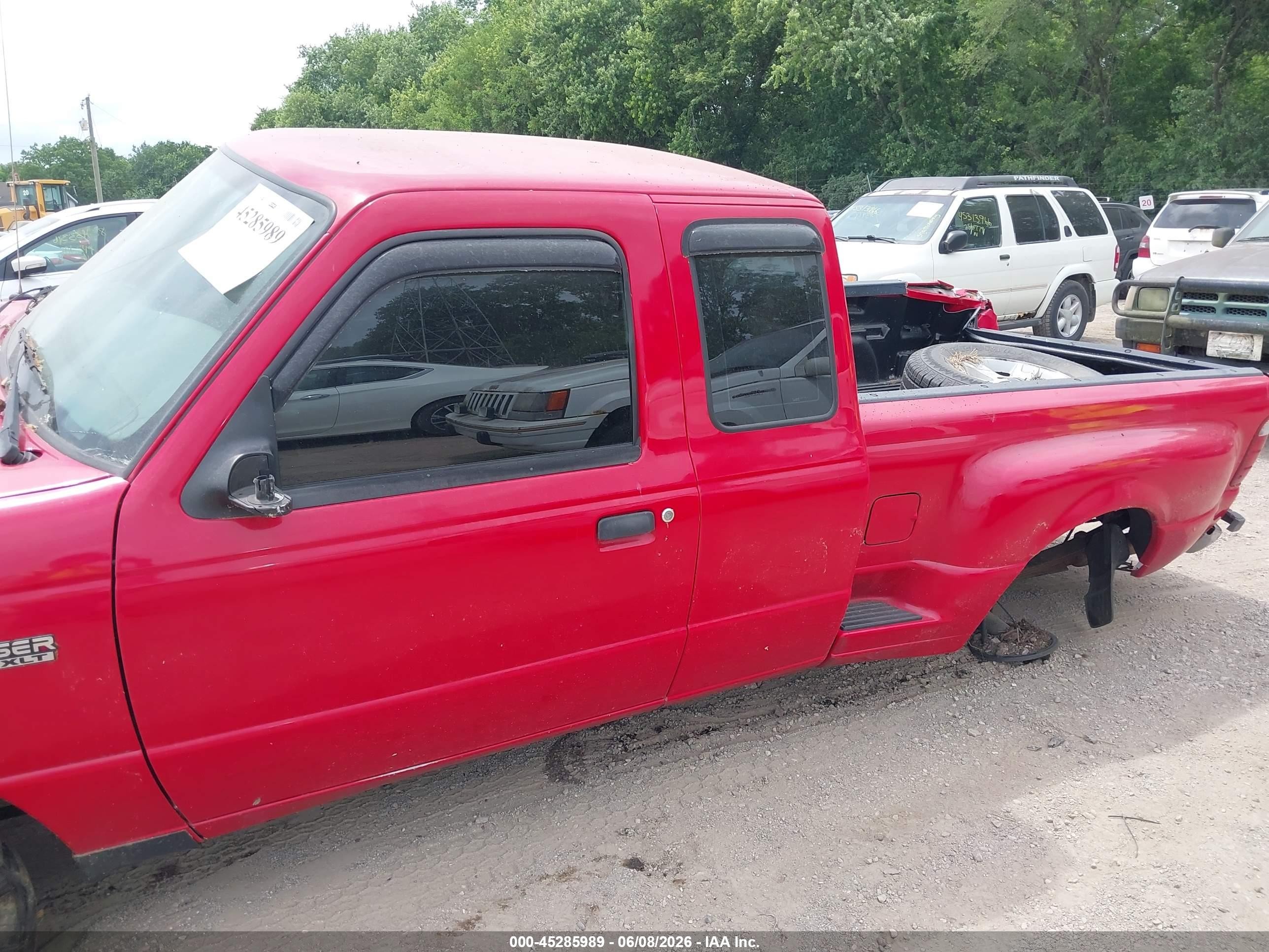 2004 Ford Ranger Xlt Red vin: 1FTYR15E54PB36933