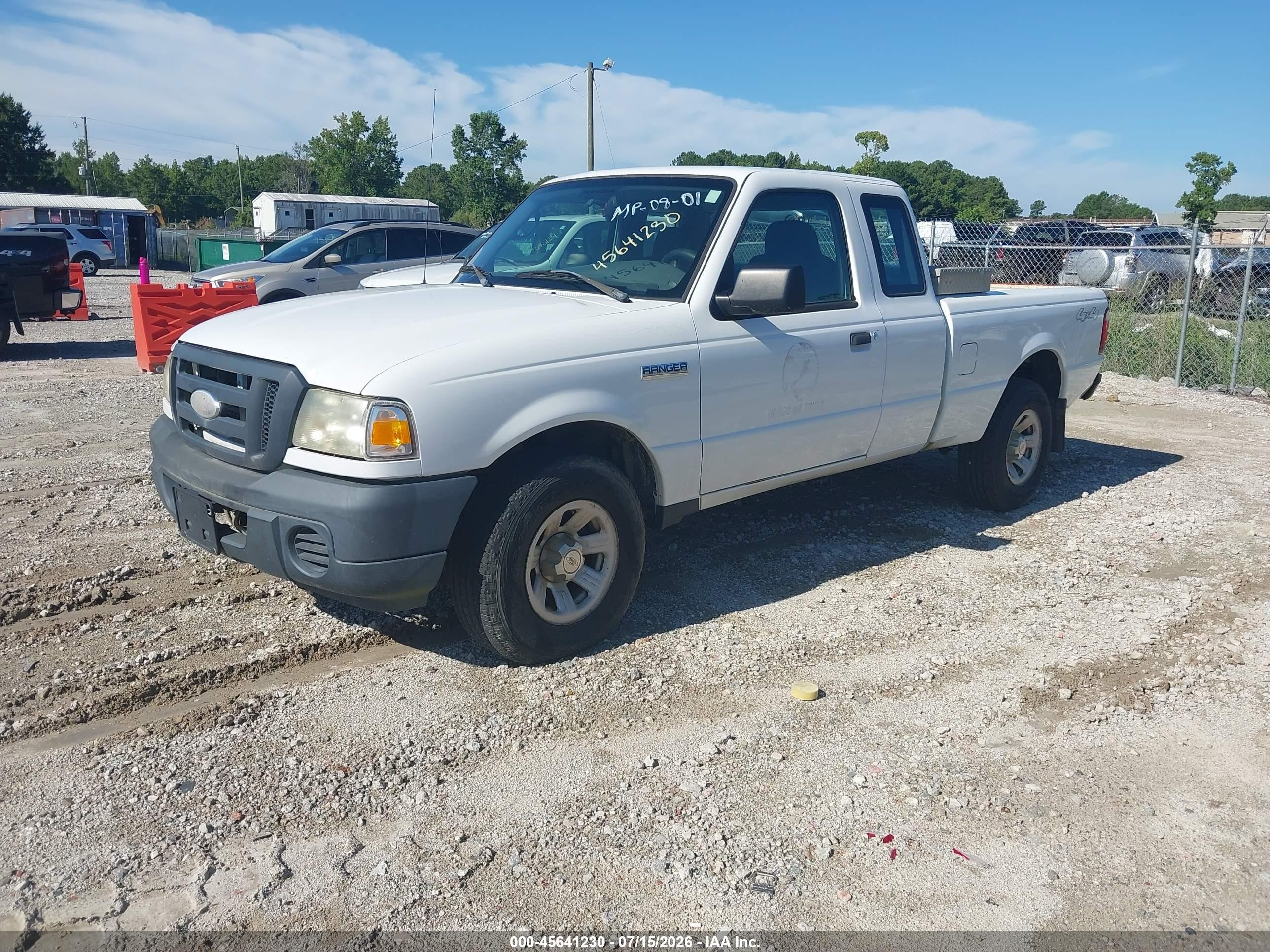 2008 Ford Ranger Fx4 Off-rd/sport/xl/xlt White vin: 1FTYR15E58PB01346