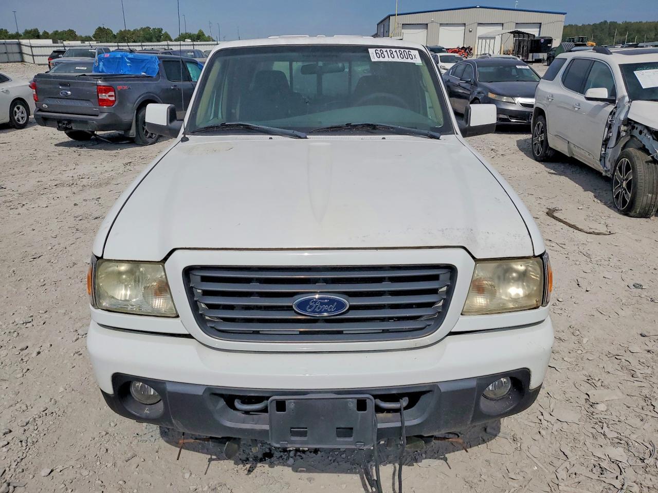 2008 Ford Ranger Super Cab White vin: 1FTYR15E58PB18230