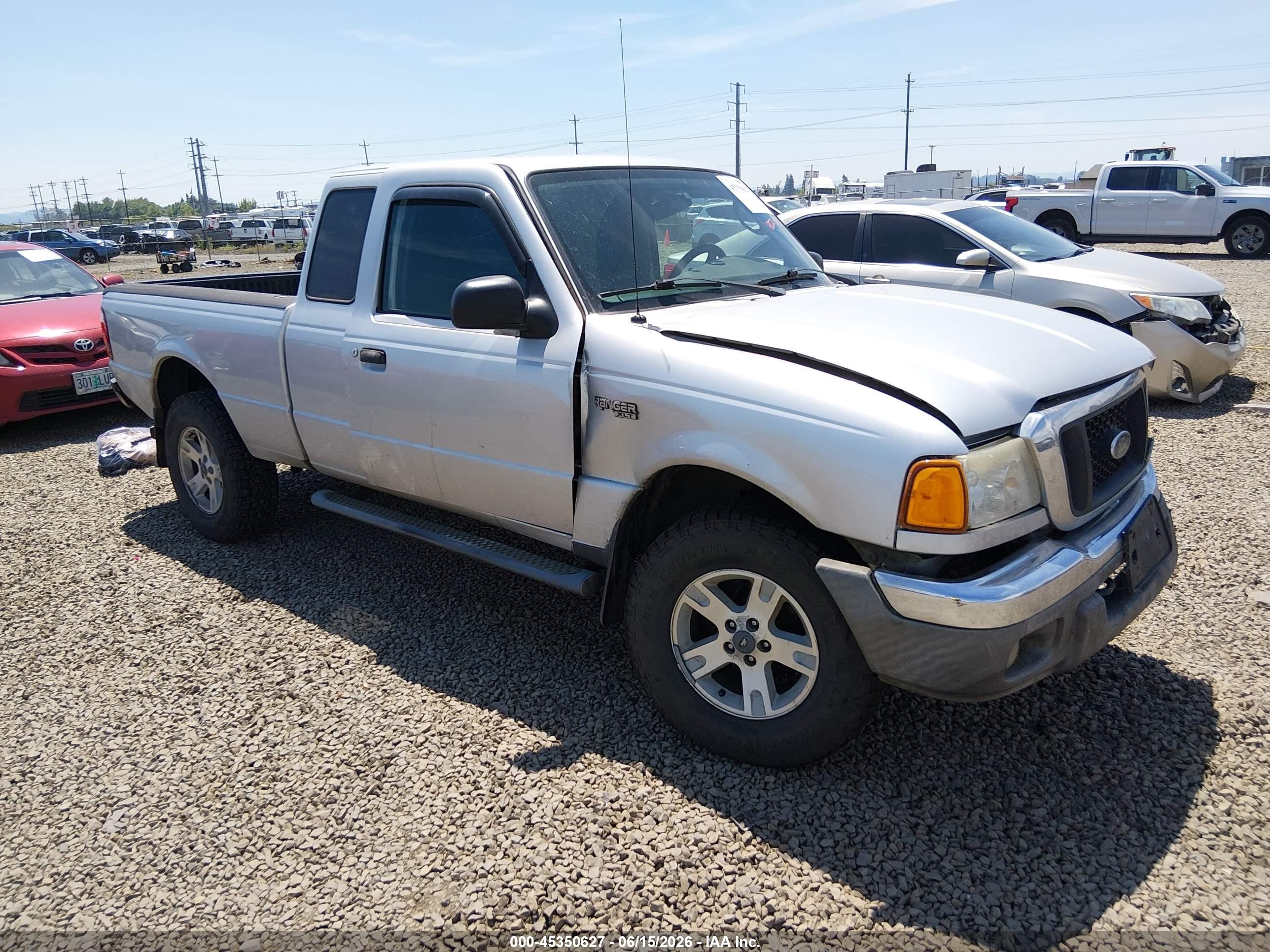 2005 Ford Ranger Edge/xl/xlt Серебряный vin: 1FTYR15E75PA40173