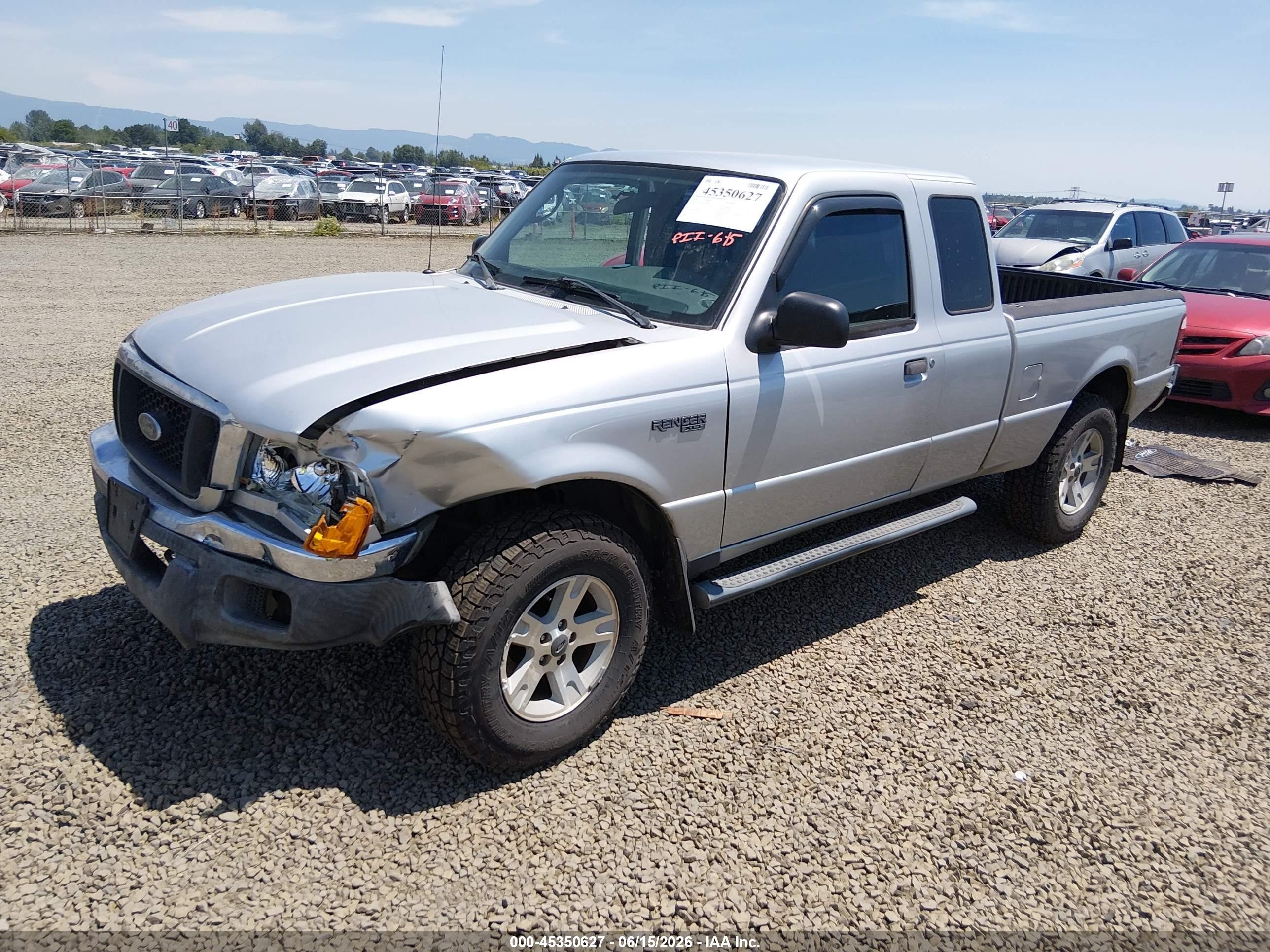 2005 Ford Ranger Edge/xl/xlt Silver vin: 1FTYR15E75PA40173