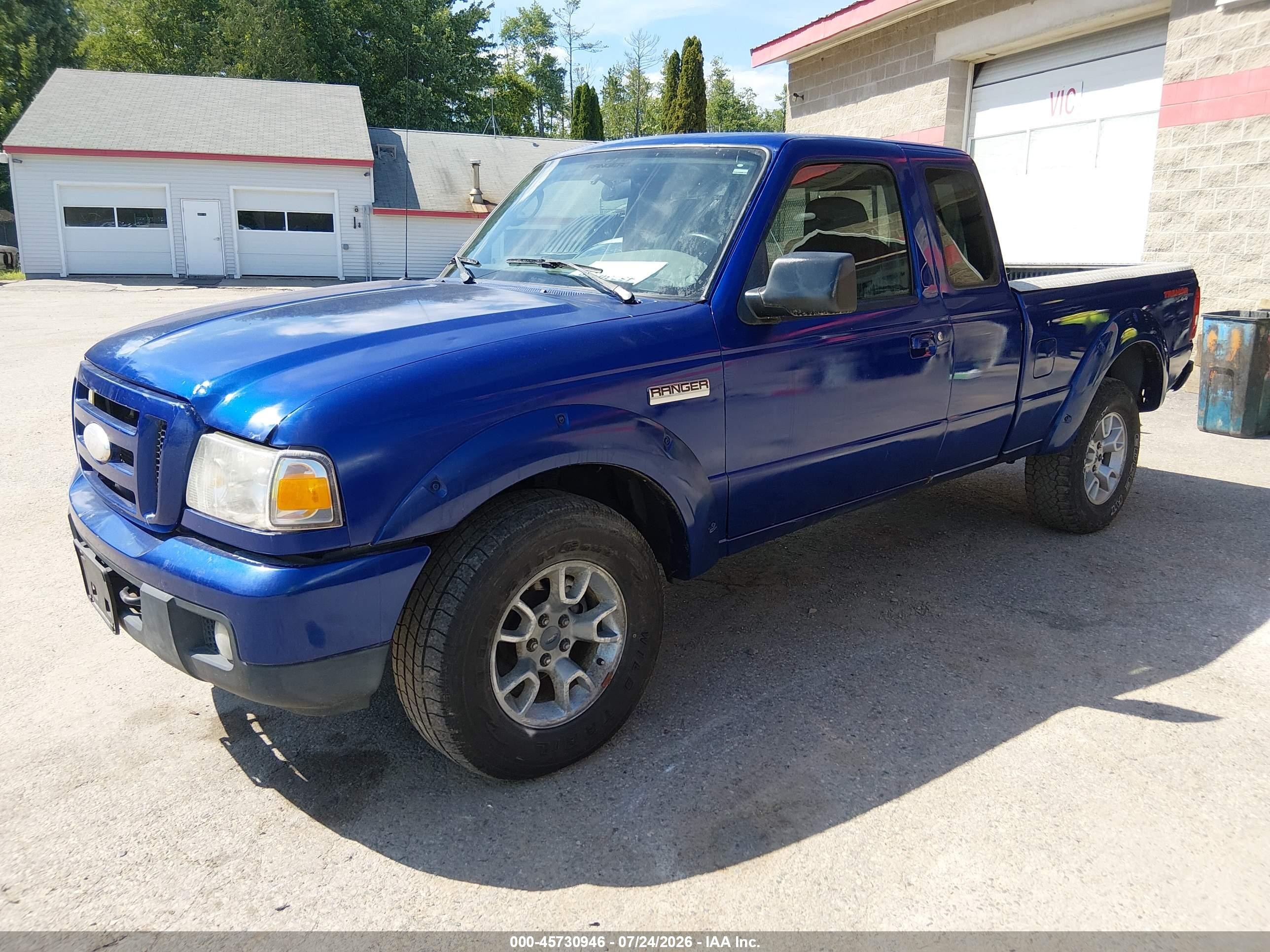 2006 Ford Ranger Fx4 Off-road/sport/xl/xlt Blue vin: 1FTYR15E76PA45679
