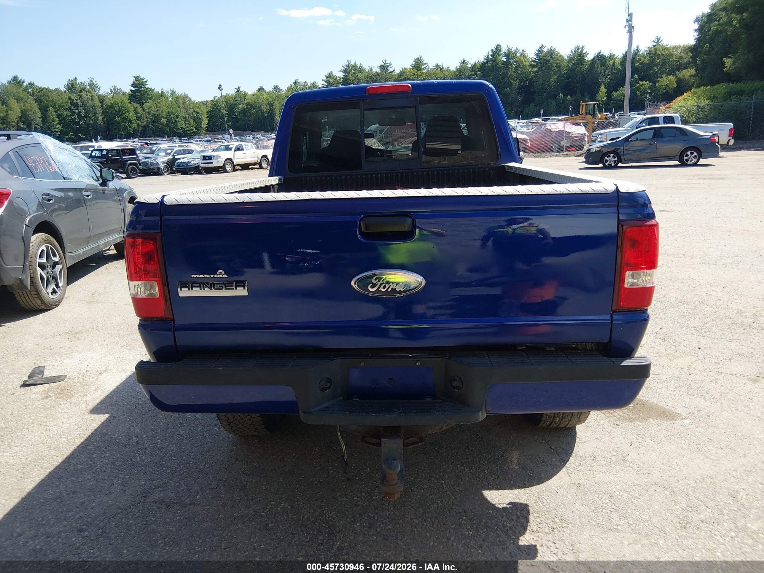 2006 Ford Ranger Fx4 Off-road/sport/xl/xlt Blue vin: 1FTYR15E76PA45679