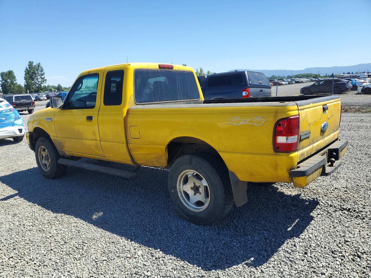 2007 Ford Ranger Super Cab Yellow vin: 1FTYR15E77PA04812