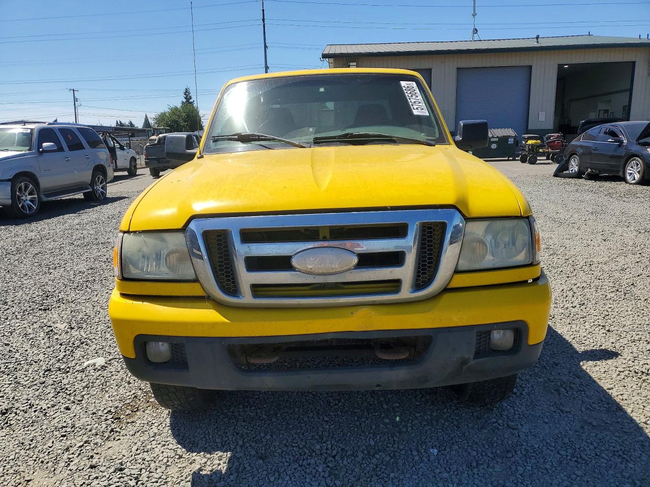 2007 Ford Ranger Super Cab Yellow vin: 1FTYR15E77PA04812