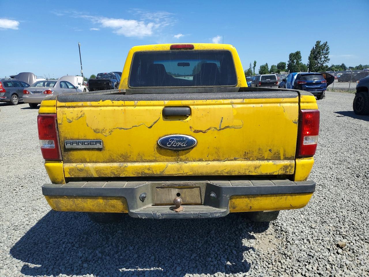 2007 Ford Ranger Super Cab Yellow vin: 1FTYR15E77PA04812