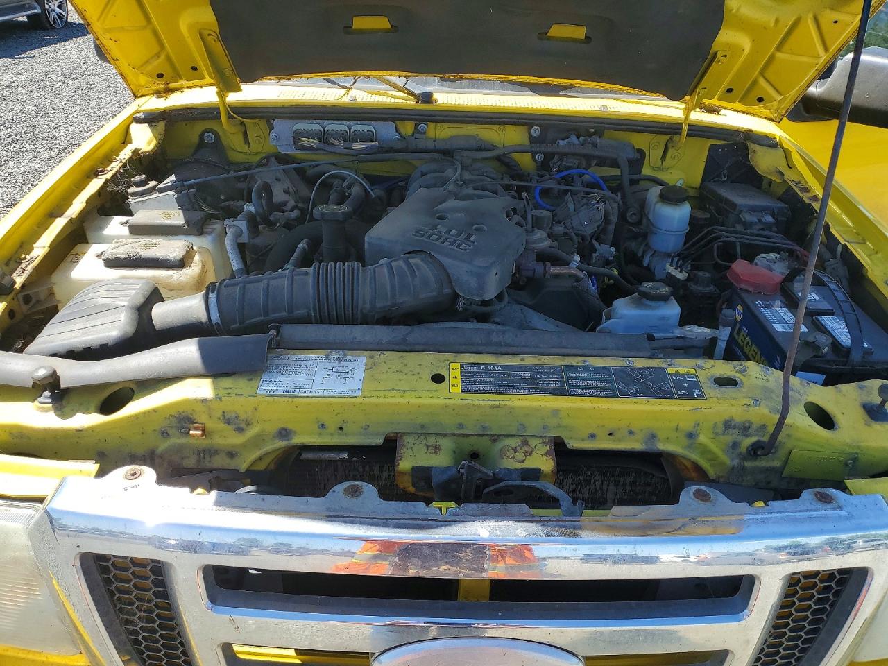 2007 Ford Ranger Super Cab Yellow vin: 1FTYR15E77PA04812