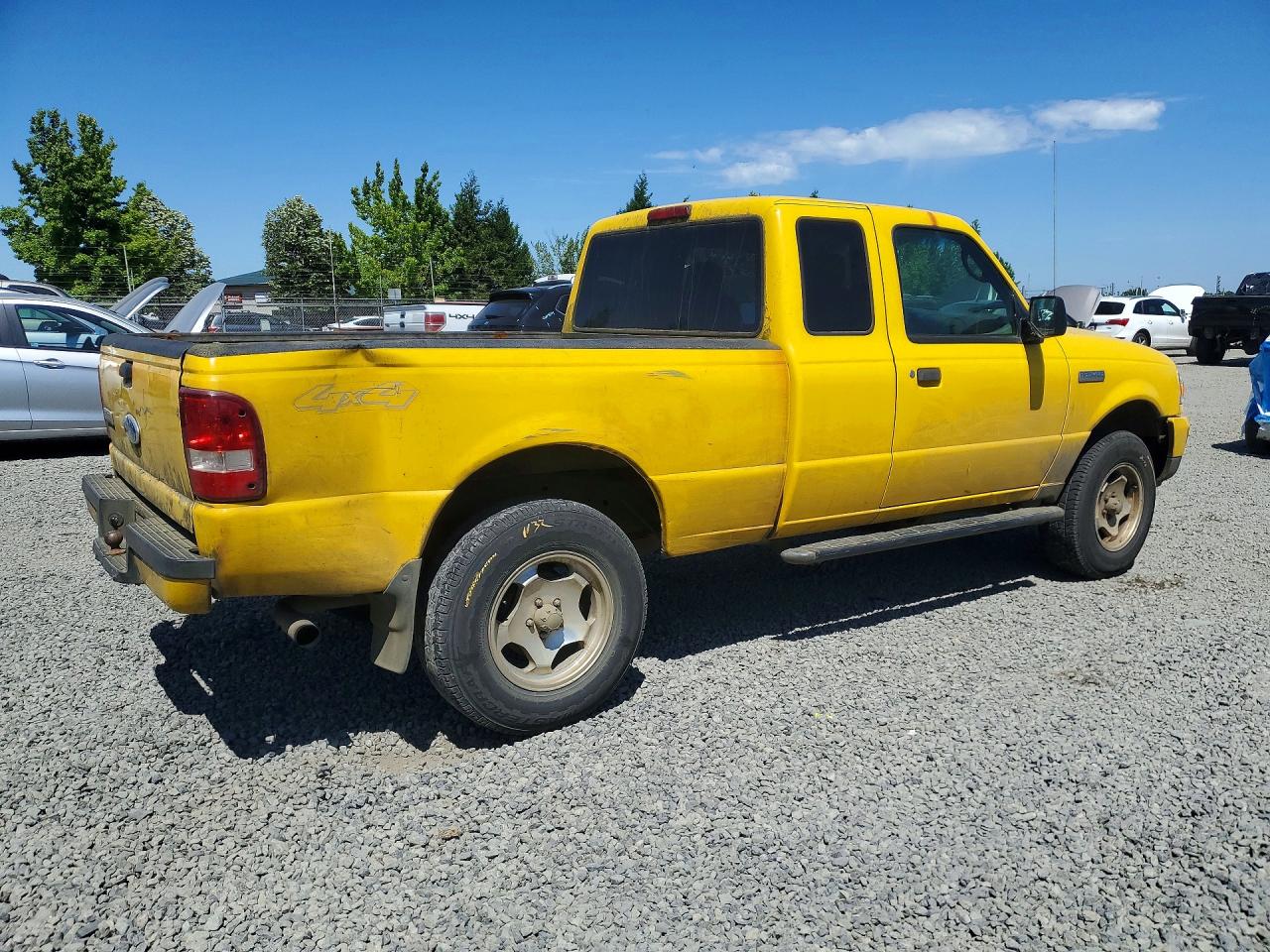 2007 Ford Ranger Super Cab Yellow vin: 1FTYR15E77PA04812