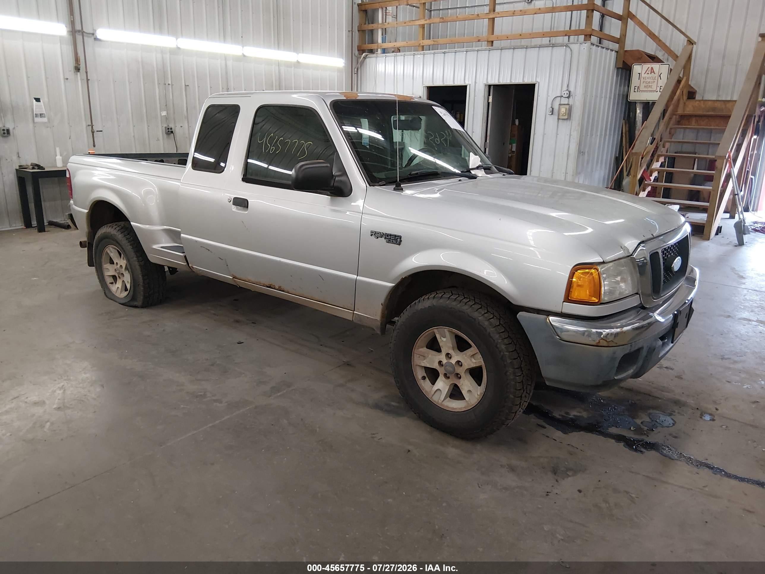 2004 Ford Ranger Xlt Silver vin: 1FTYR15E94PA24779