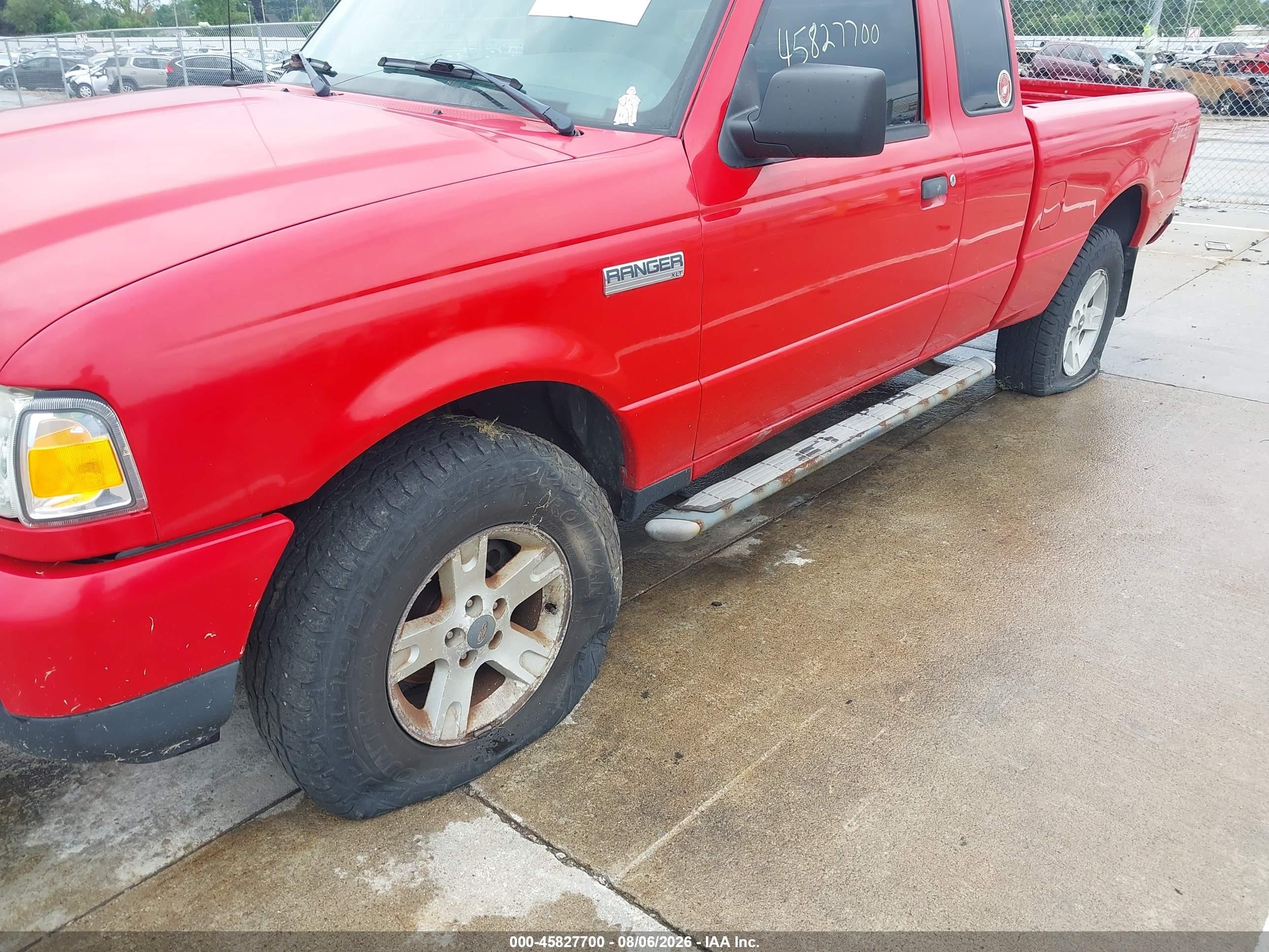 2006 Ford Ranger Fx4 Off-road/sport/xl/xlt Red vin: 1FTYR15E96PA76299