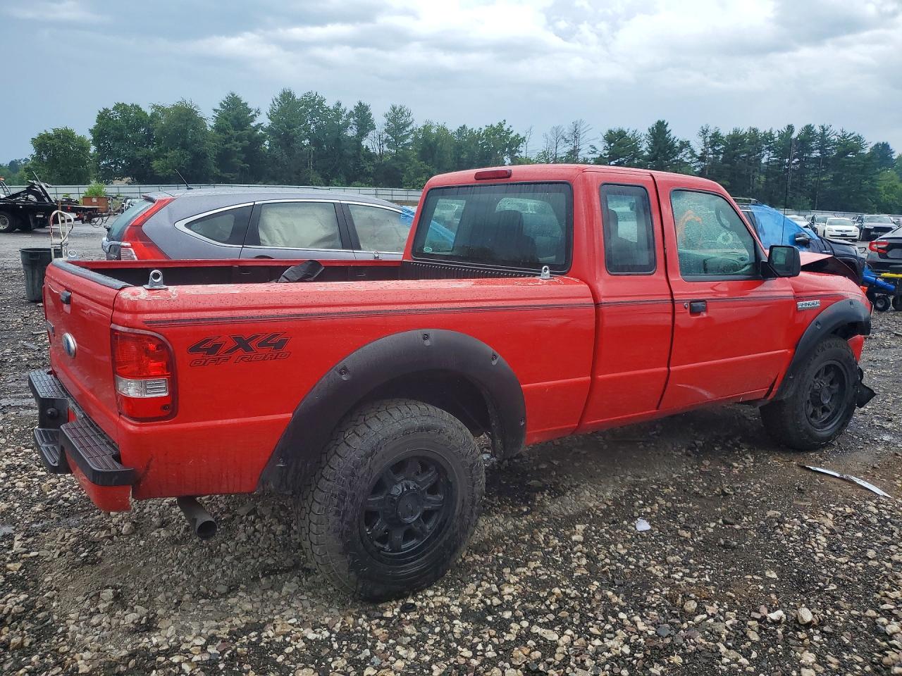 2008 Ford Ranger Super Cab Red vin: 1FTYR15E98PB04251