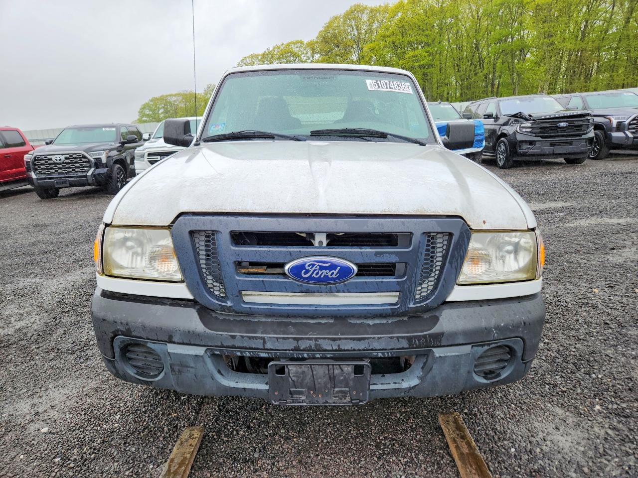 2009 Ford Ranger Super Cab Белый vin: 1FTYR15E99PA35627
