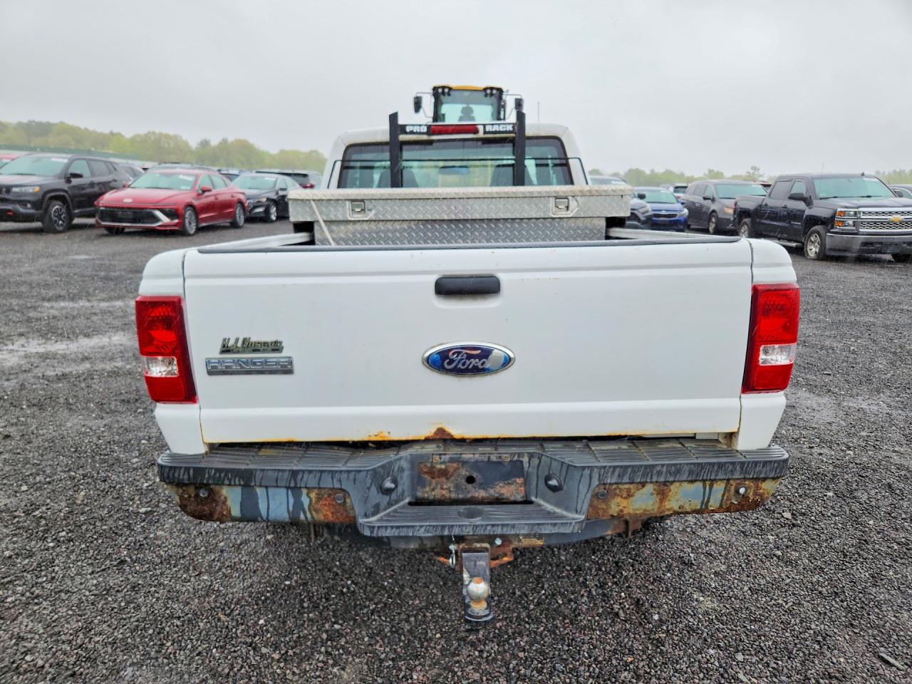 2009 Ford Ranger Super Cab Белый vin: 1FTYR15E99PA35627
