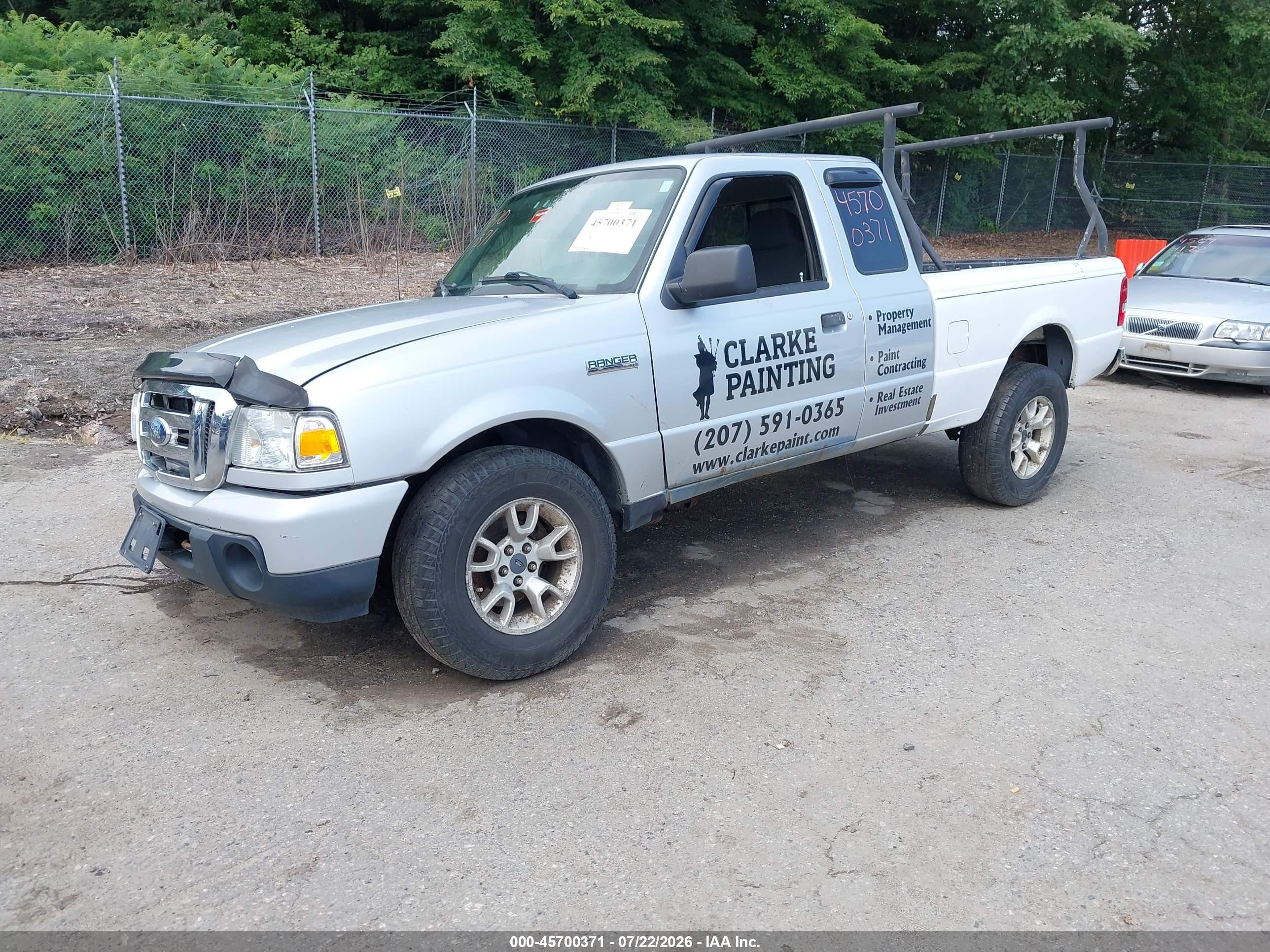 2008 Ford Ranger Fx4 Off-rd/sport/xl/xlt Silver vin: 1FTYR15EX8PA62172
