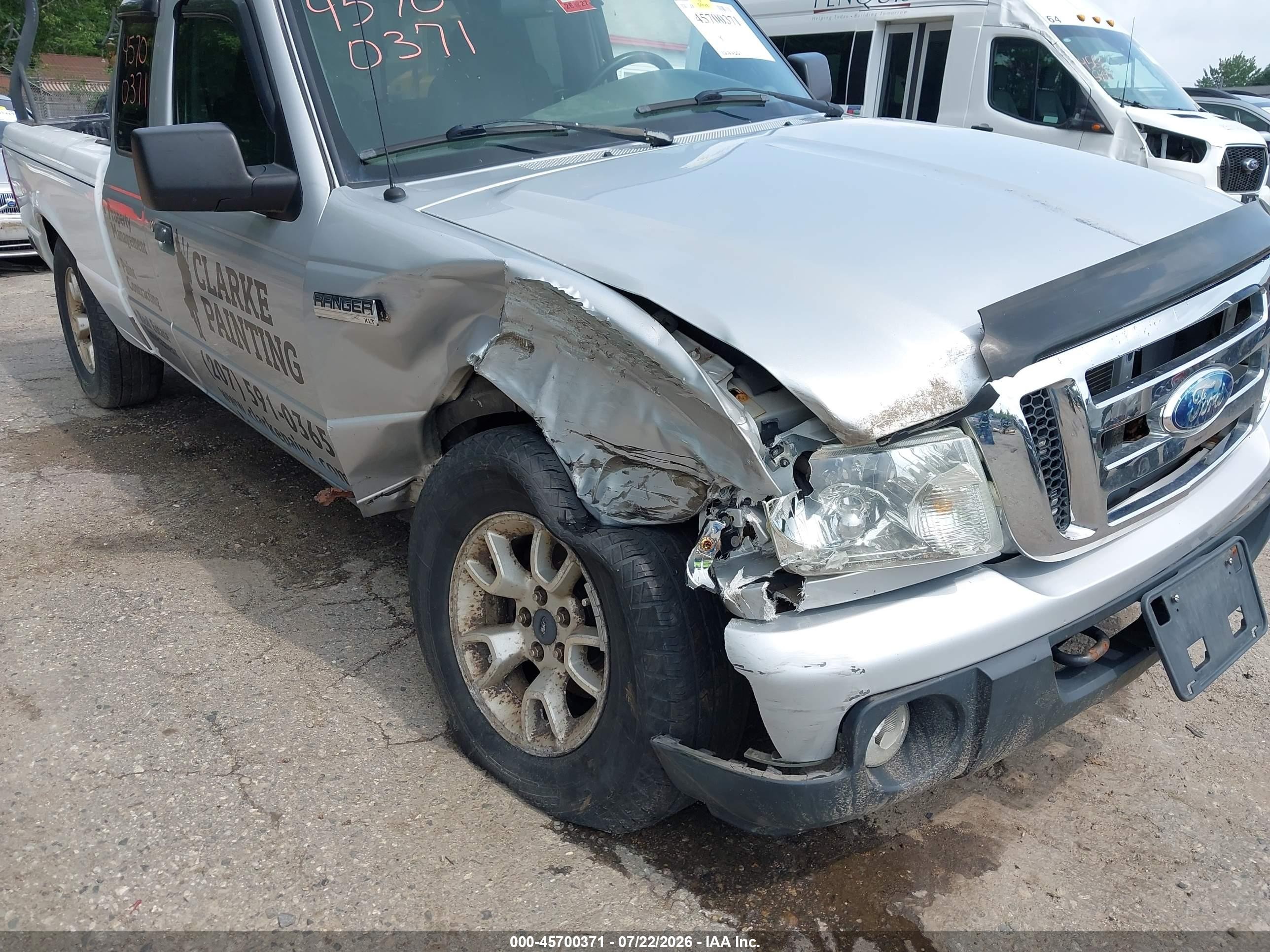 2008 Ford Ranger Fx4 Off-rd/sport/xl/xlt Silver vin: 1FTYR15EX8PA62172