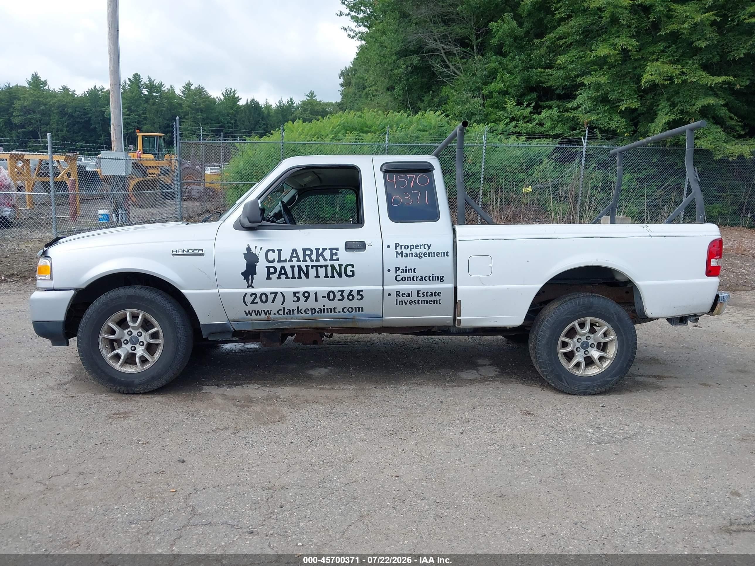 2008 Ford Ranger Fx4 Off-rd/sport/xl/xlt Silver vin: 1FTYR15EX8PA62172
