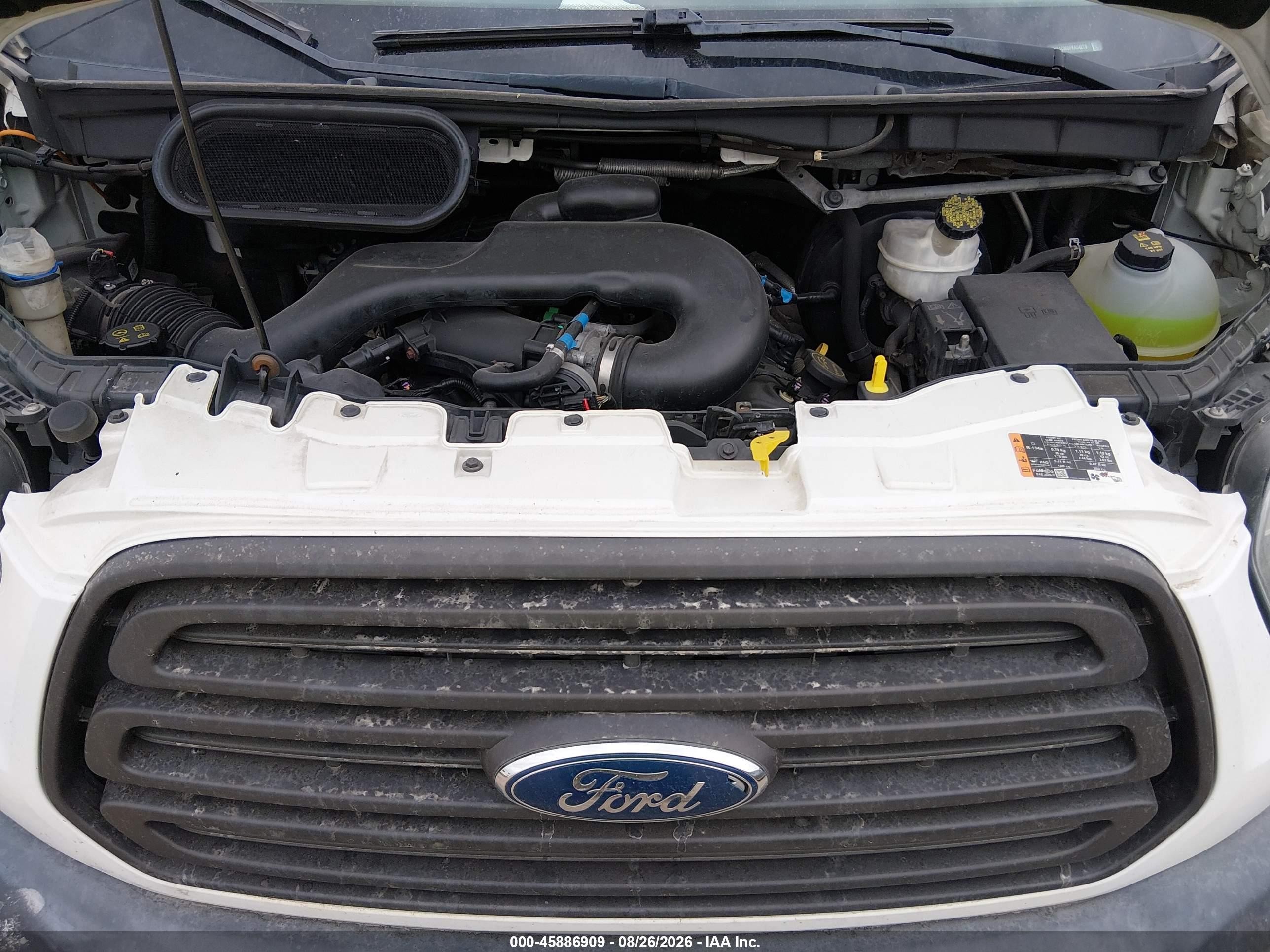 2015 Ford Transit-250 White vin: 1FTYR1CM8FKA54270